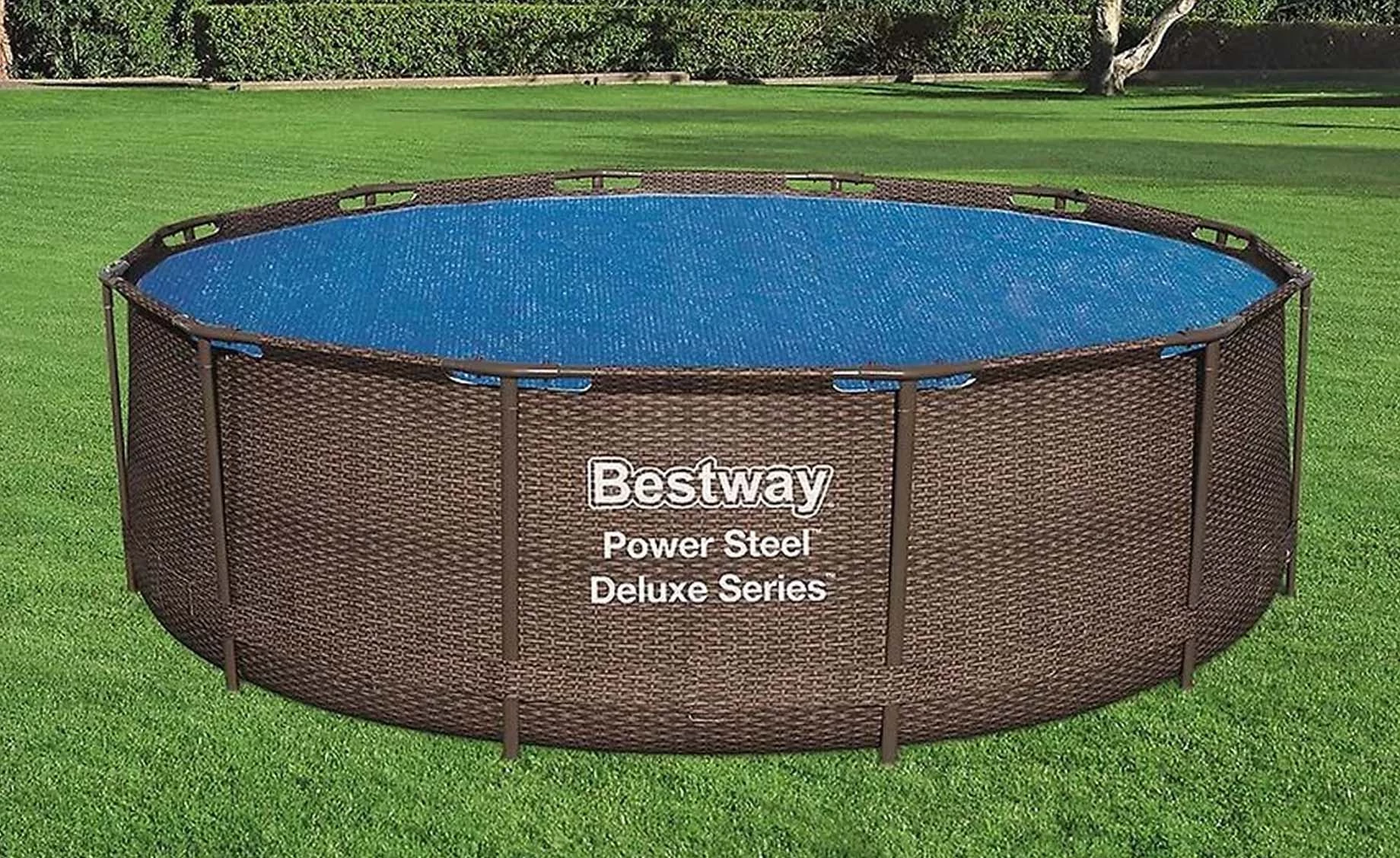 Solarni prekrivač za bazen 366cm plavi