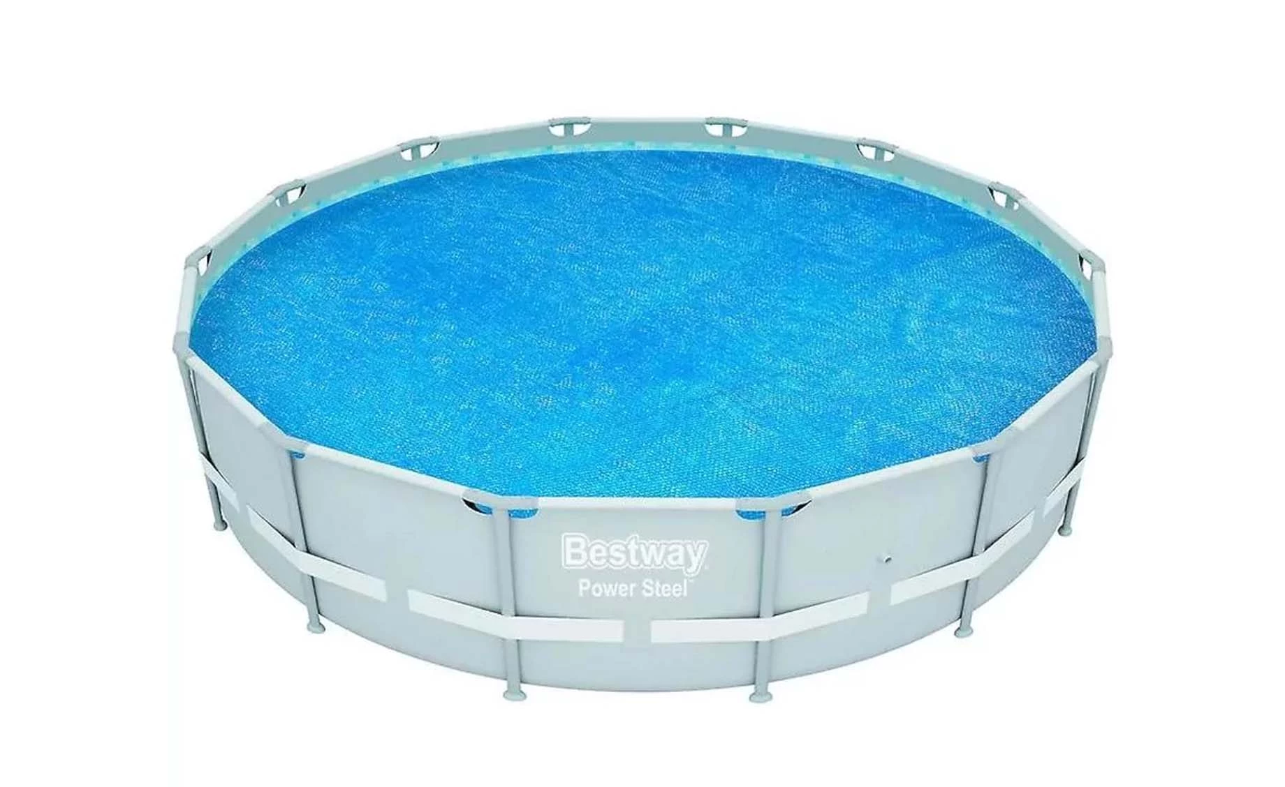 Solarni prekrivač za bazen 427 cm plavi