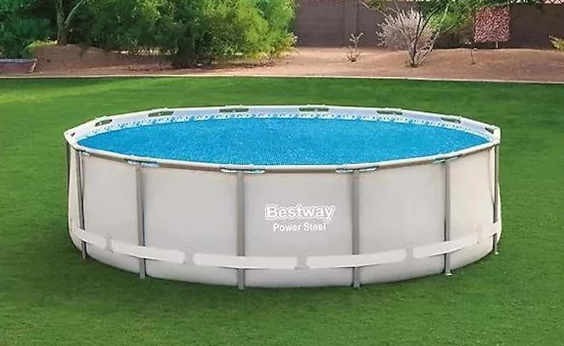 Solarni prekrivač za bazen 427 cm plavi