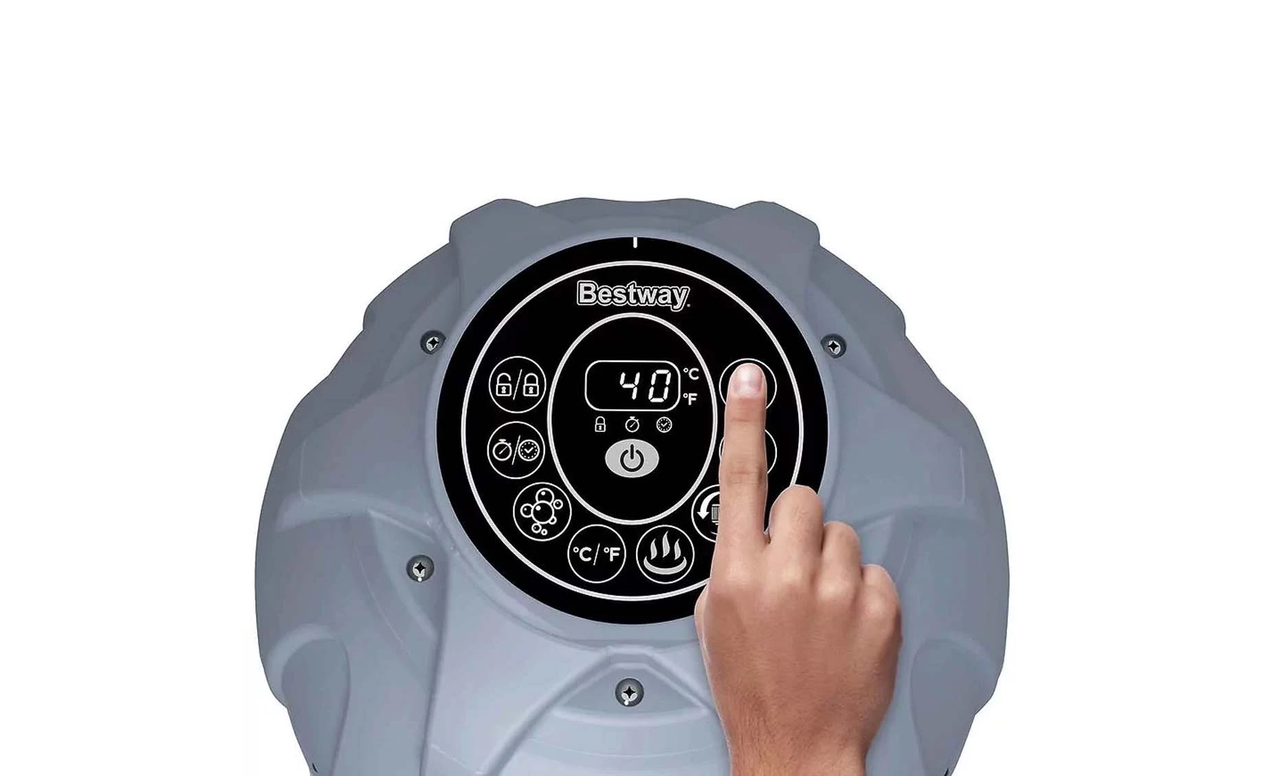 Hidromasažni bazen Lay-Z-Spa Miami Airjet 180x66cm crni