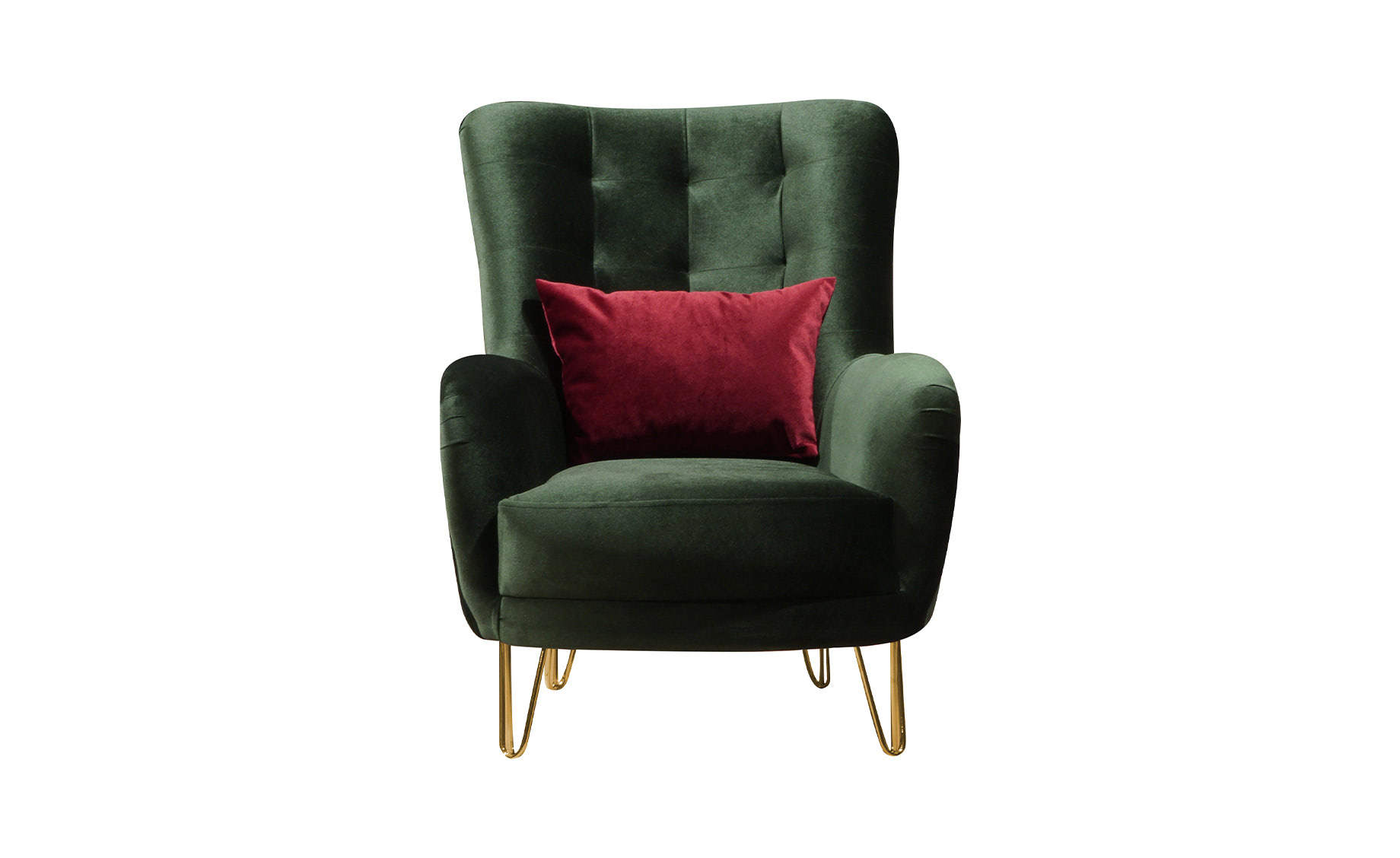 Rubino fotelja zelena 80x94x96cm