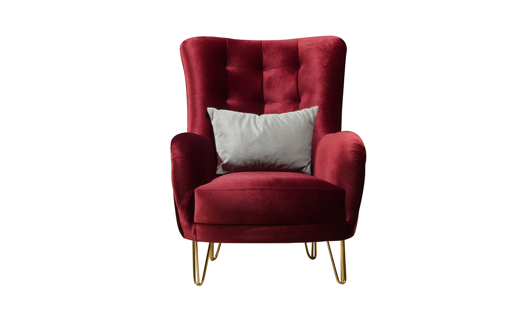Rubino fotelja crvena 80x94x96cm
