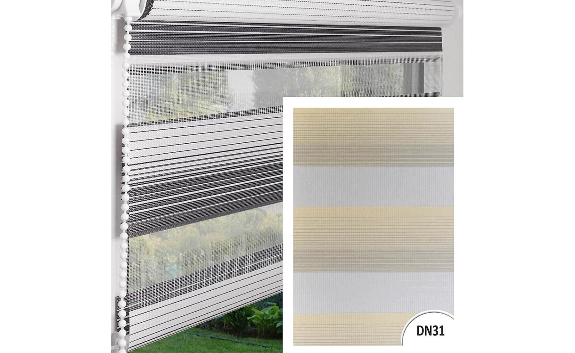 Rolo duo zavese, 42X150 cm, bež, DN31
