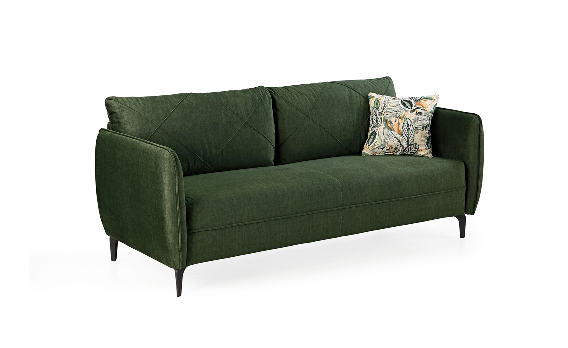 Novara trosjed zeleni 201x85x86 cm