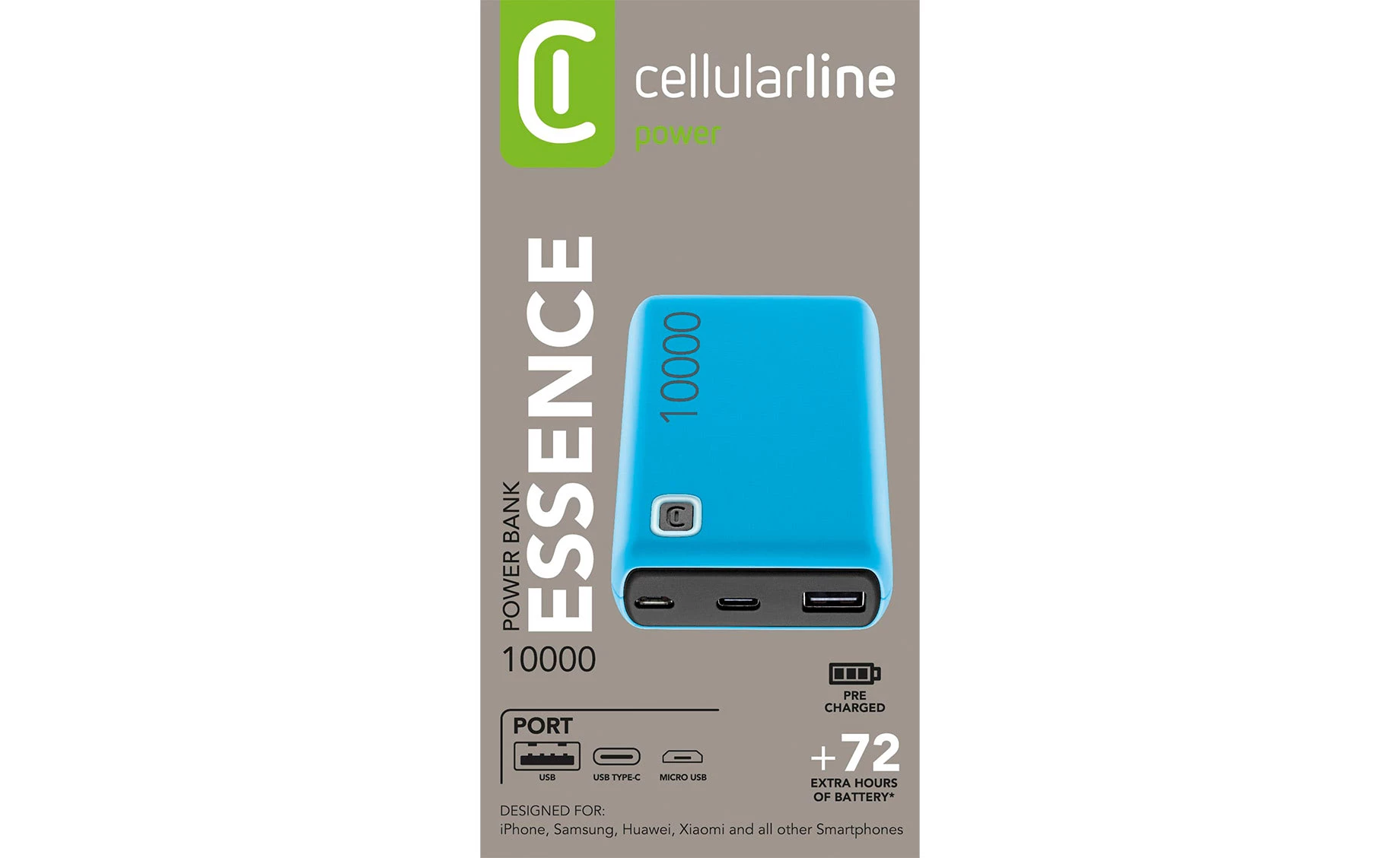 Cellularline Essence prijenosni punjač 10000mAh