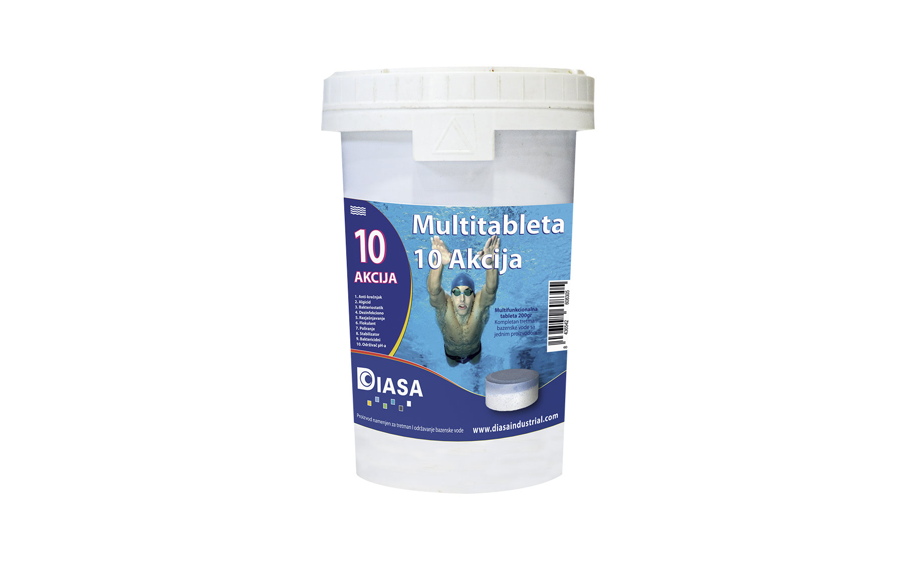 Multi dezinfekcione tablete za tretman vode u bazenu 200g  5/1
