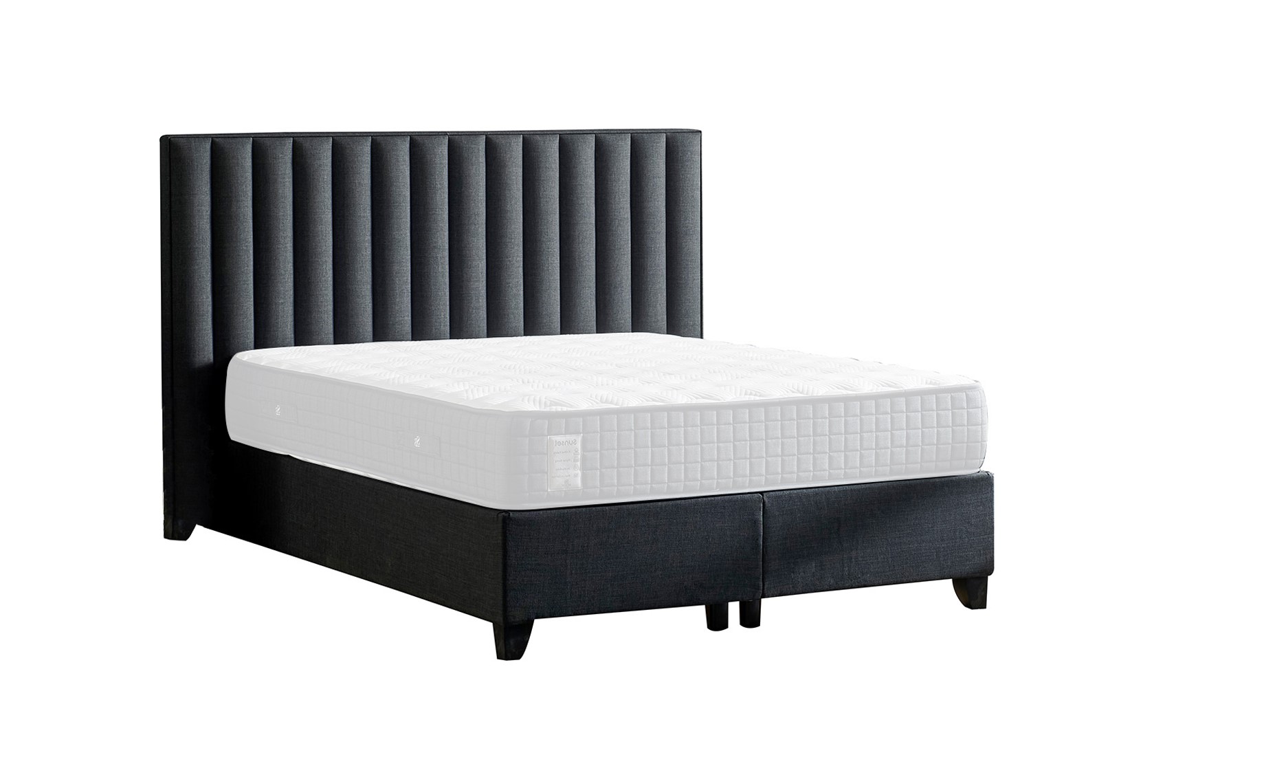Sunset krevet sa prostorom za odlaganje 160x210x136cm sivi