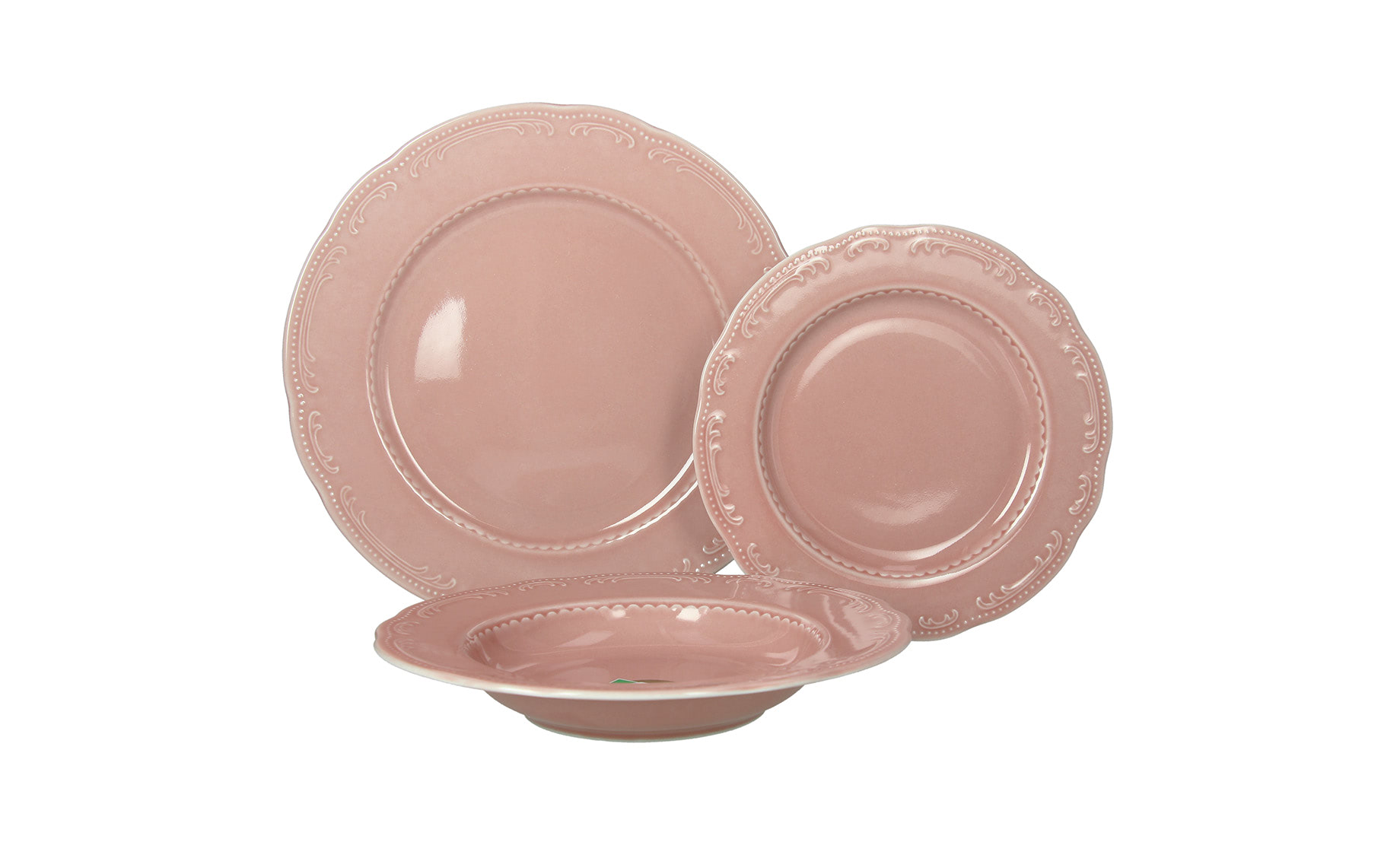 Duboki tanjir Charme 23cm roze