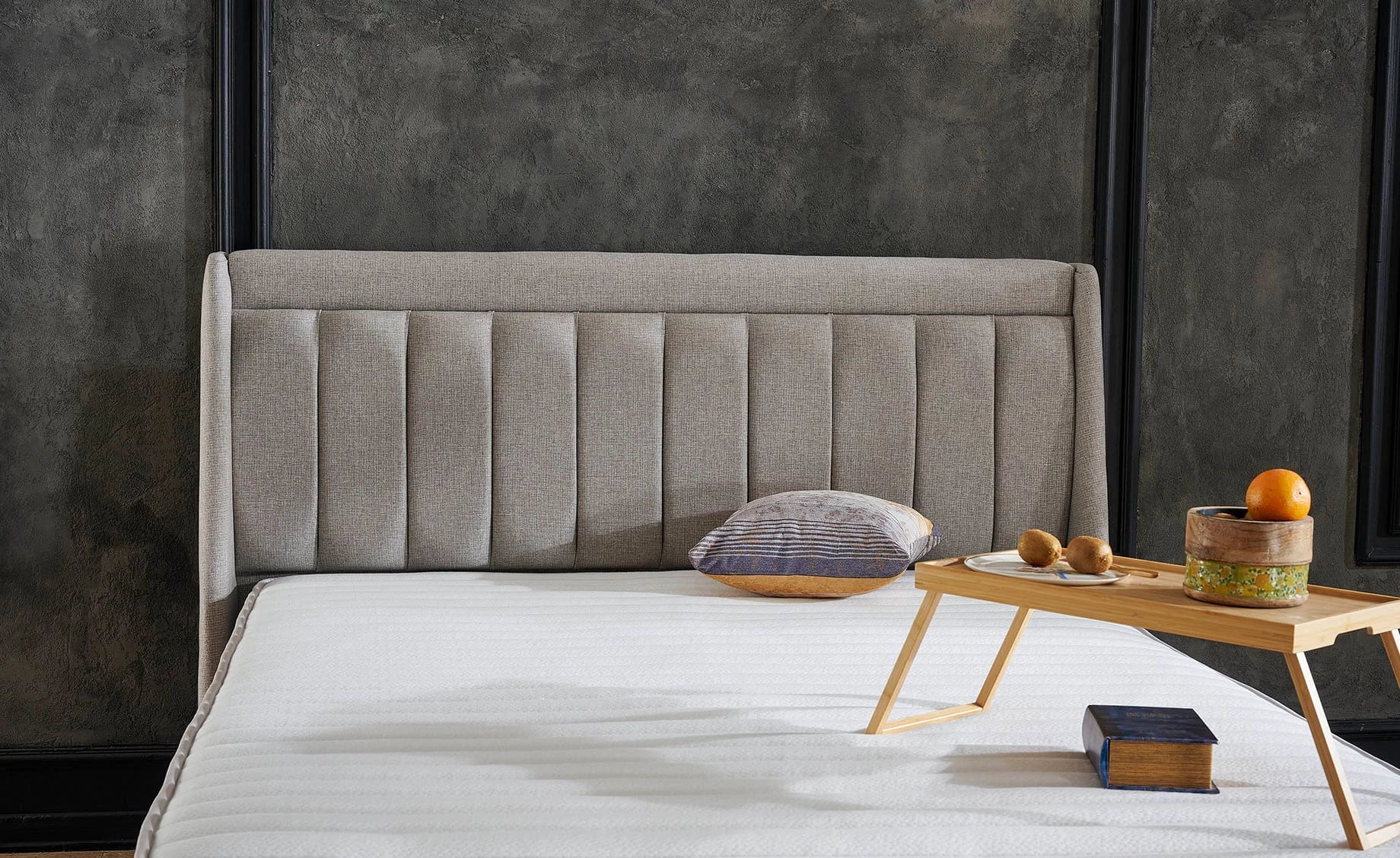 Harmony boxspring krevet sa prostorom za odlaganje 135x207x126/66cm