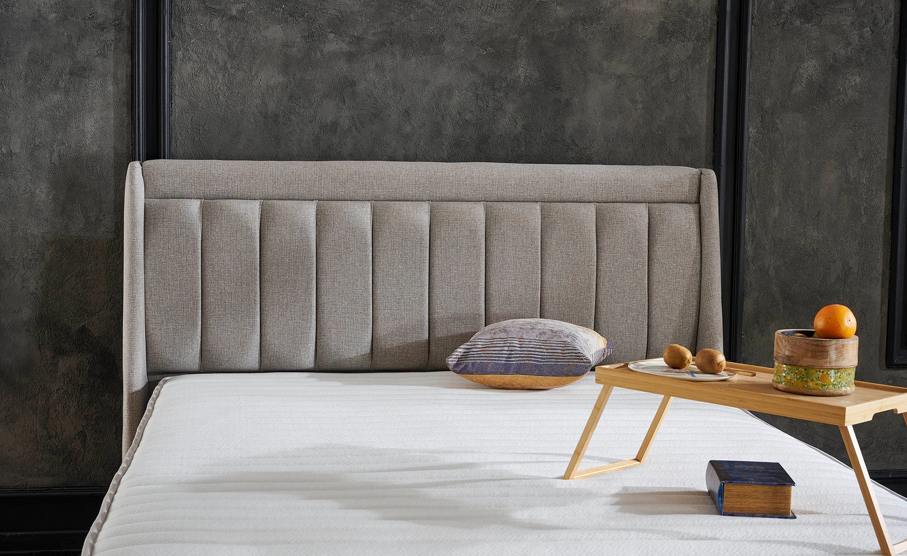 Harmony boxspring krevet sa prostorom za odlaganje 135x207x126/66cm