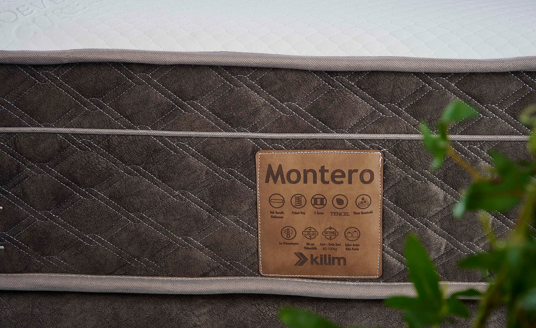 Montero boxspring krevet sa prostorom za odlaganje 126x196x126/66cm