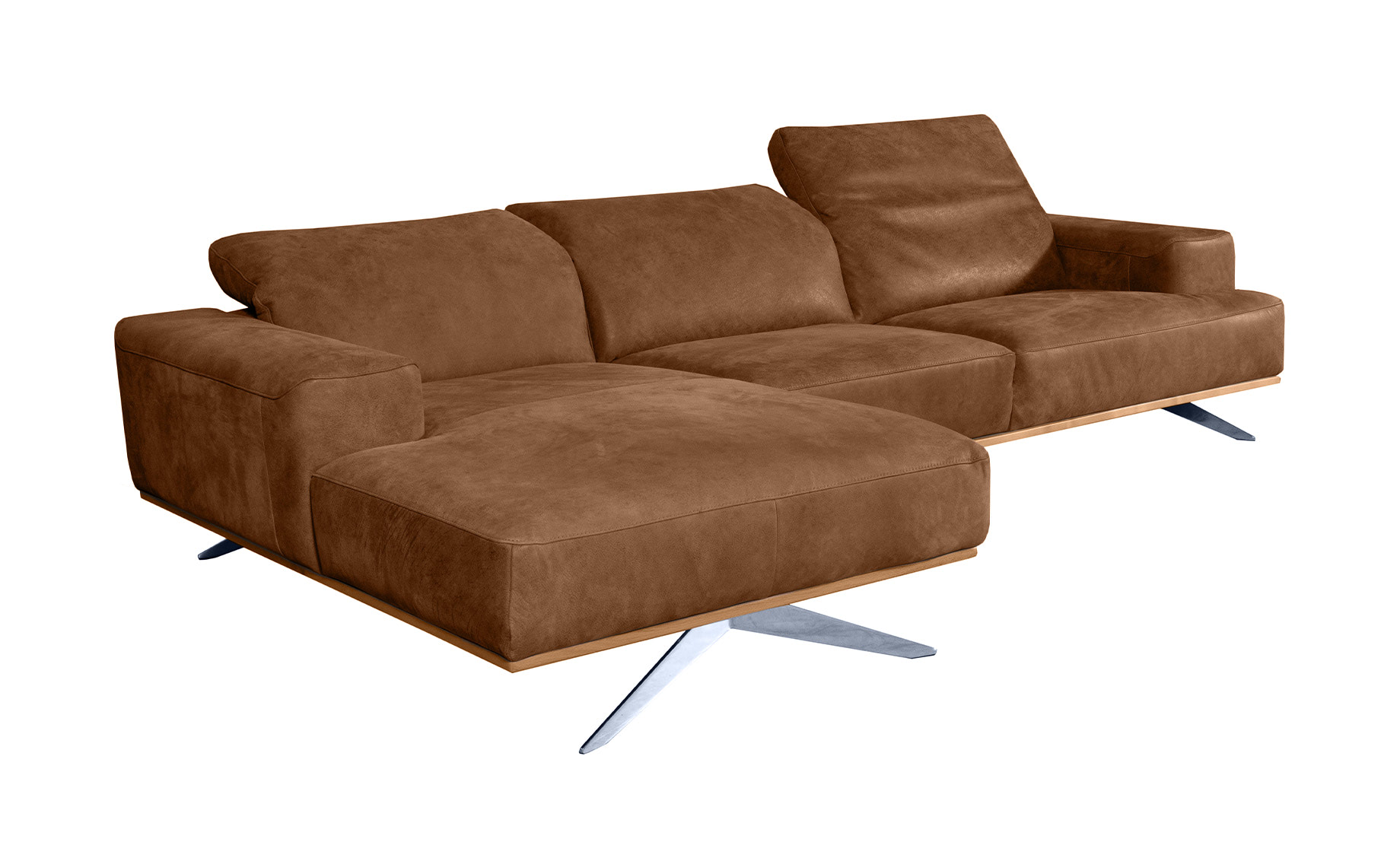 Portland kutna garnitura nevada caramella lijeva 298x187x76/98 cm