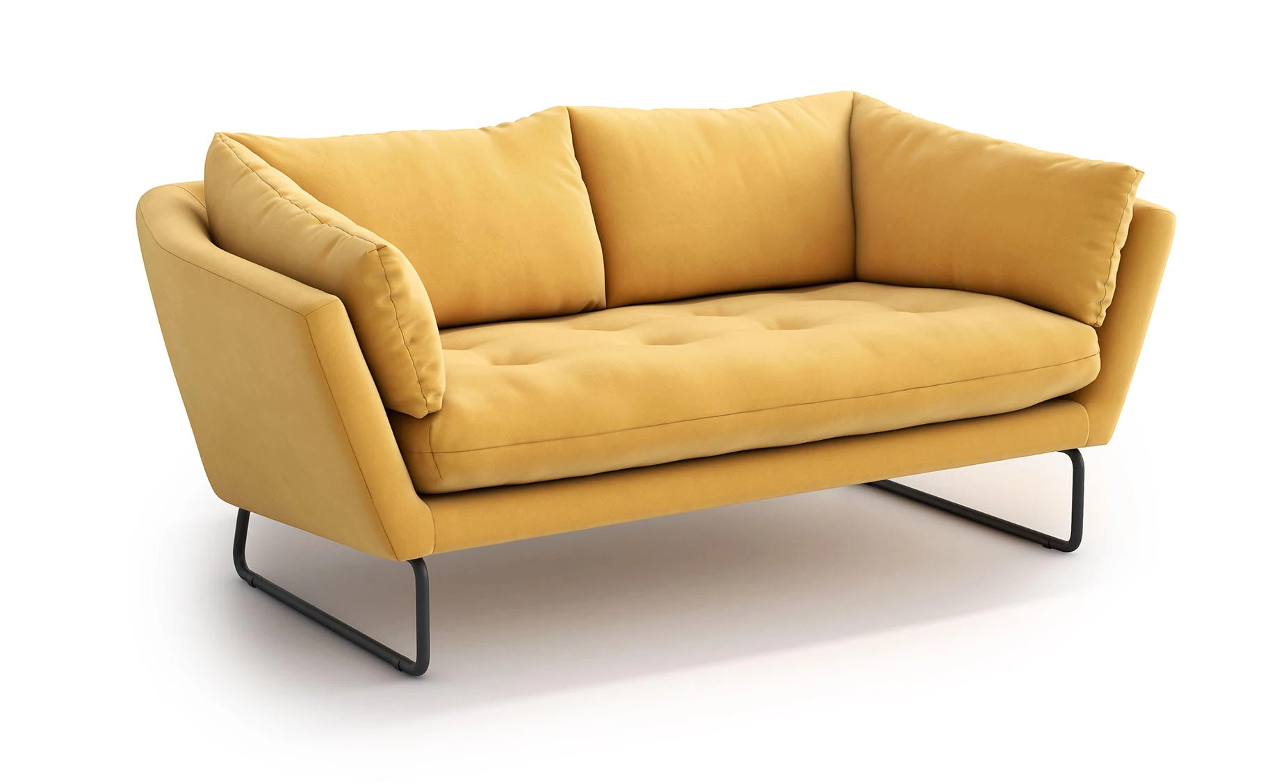 Kyoto dvosed žuti 177x98x79 cm