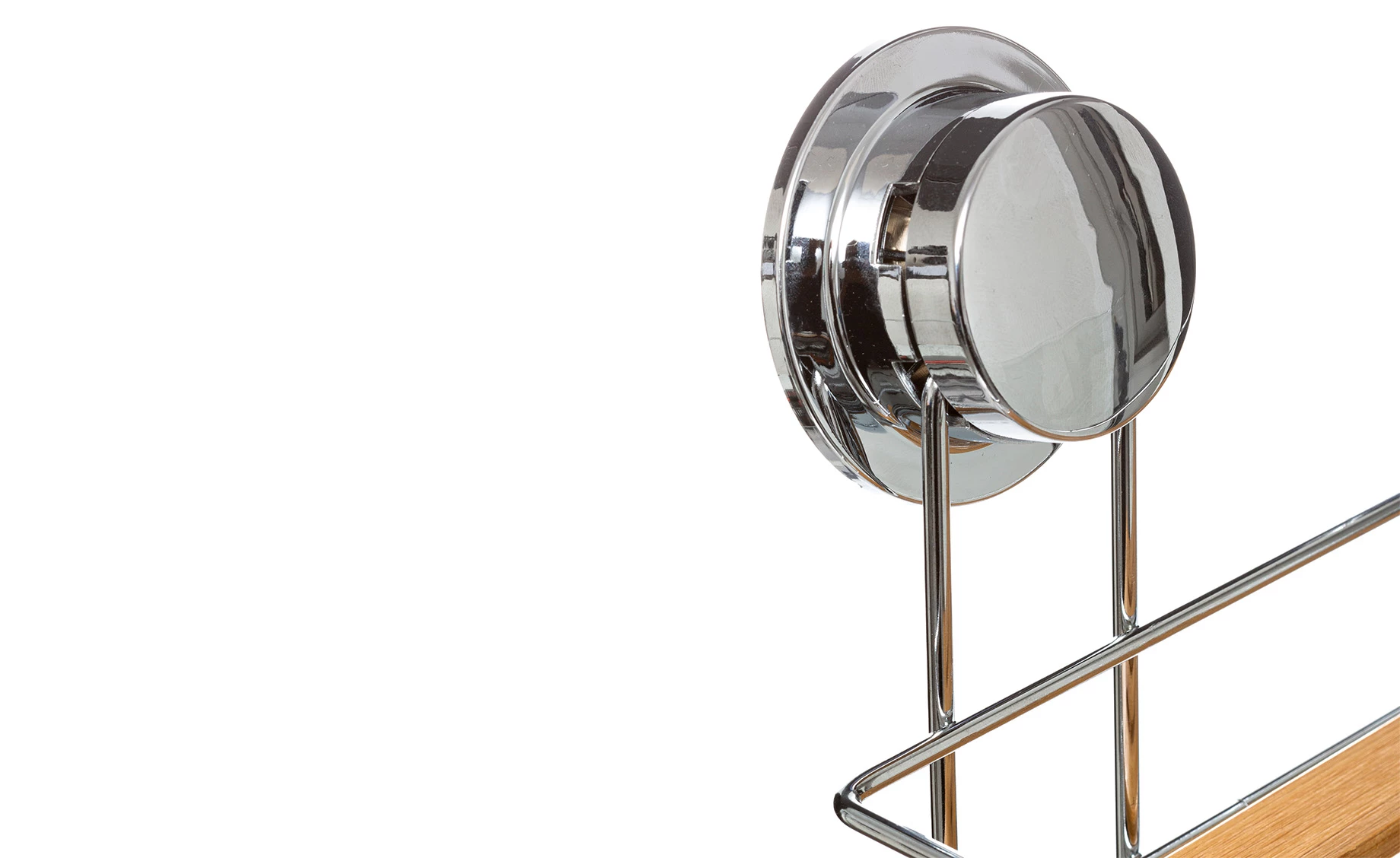 Dvostruka kupatilska polica na vakuum Venterra 25x13,2x36,5cm