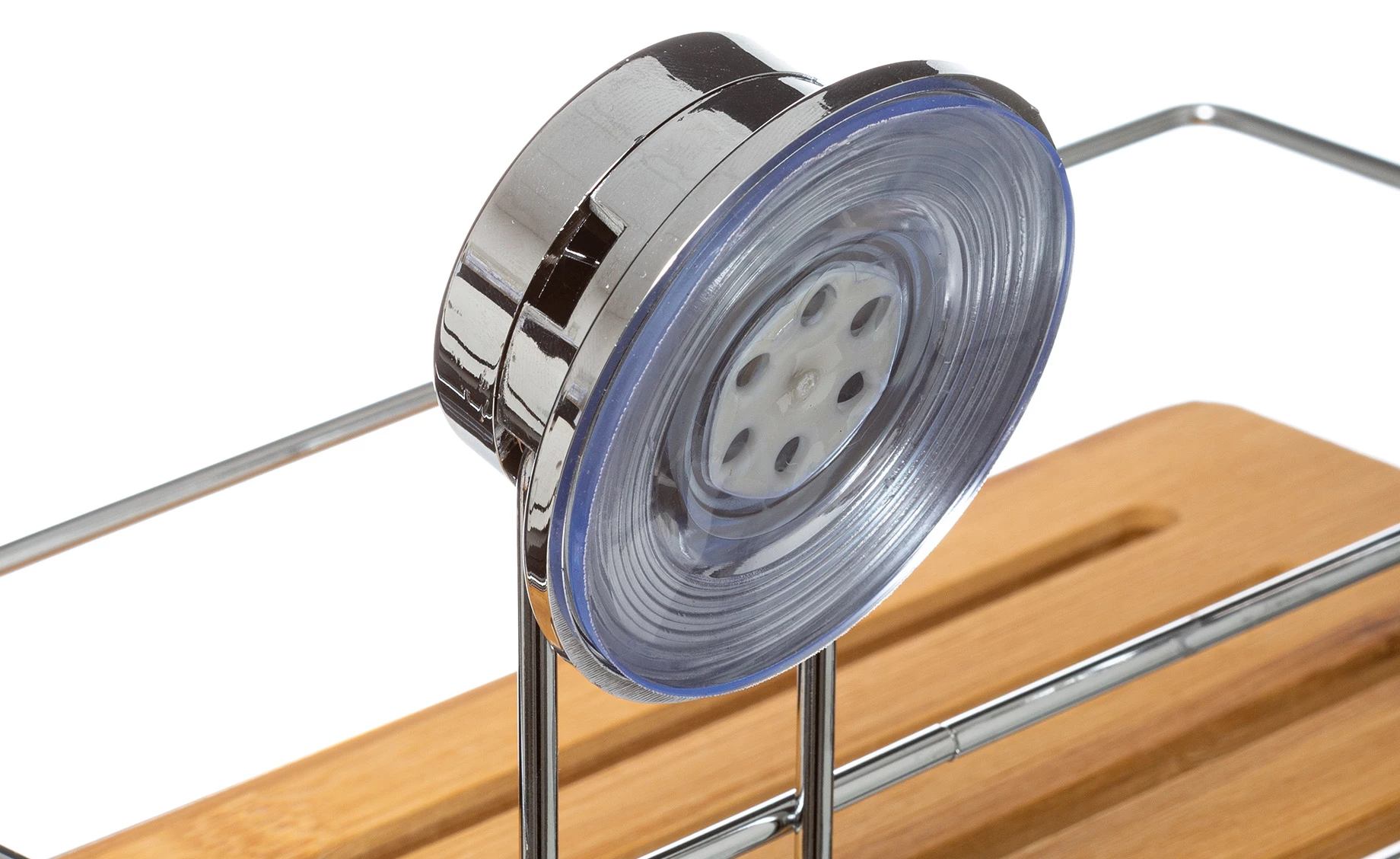 Dvostruka kupatilska polica na vakuum Venterra 25x13,2x36,5cm