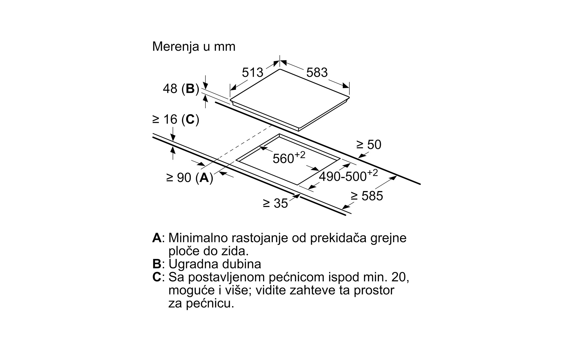 Bosch PKN645FP2E ugradna ploča