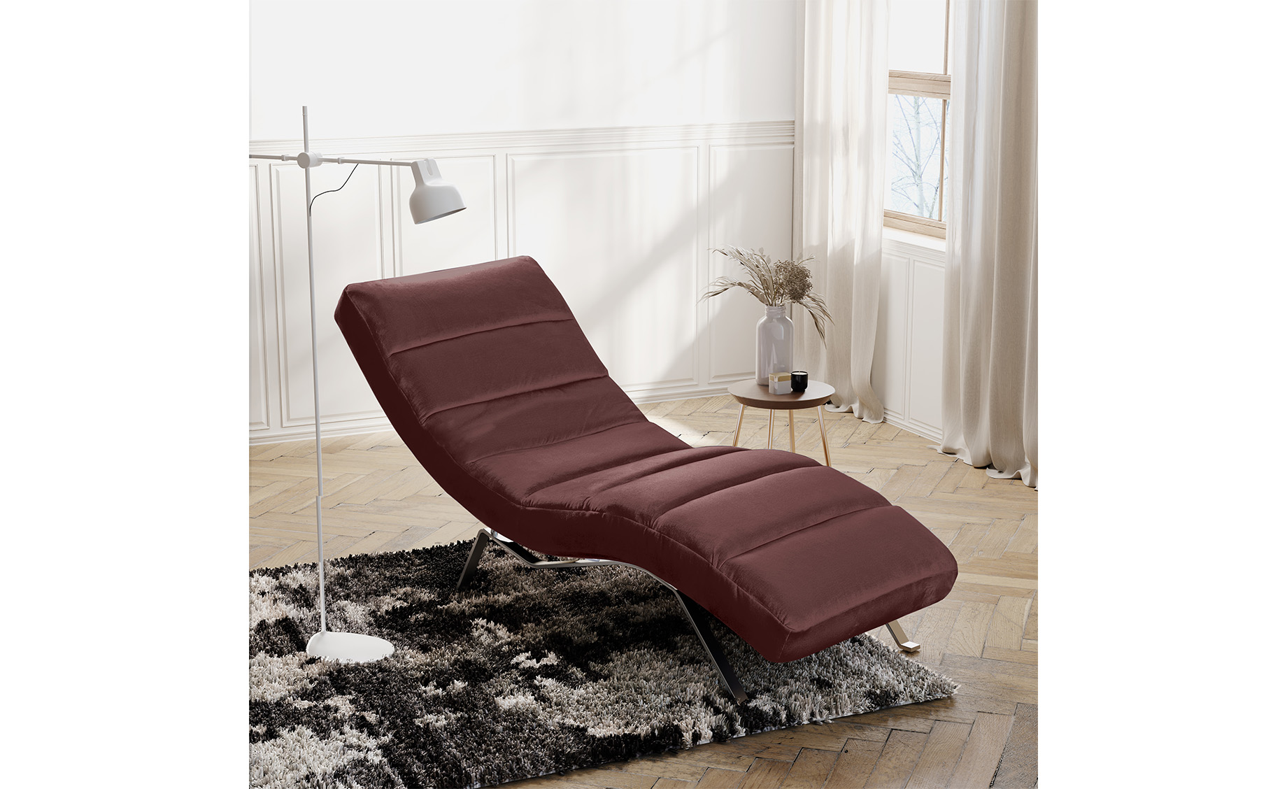 Swing fotelja 65x171x55/95 cm tkanina više boja