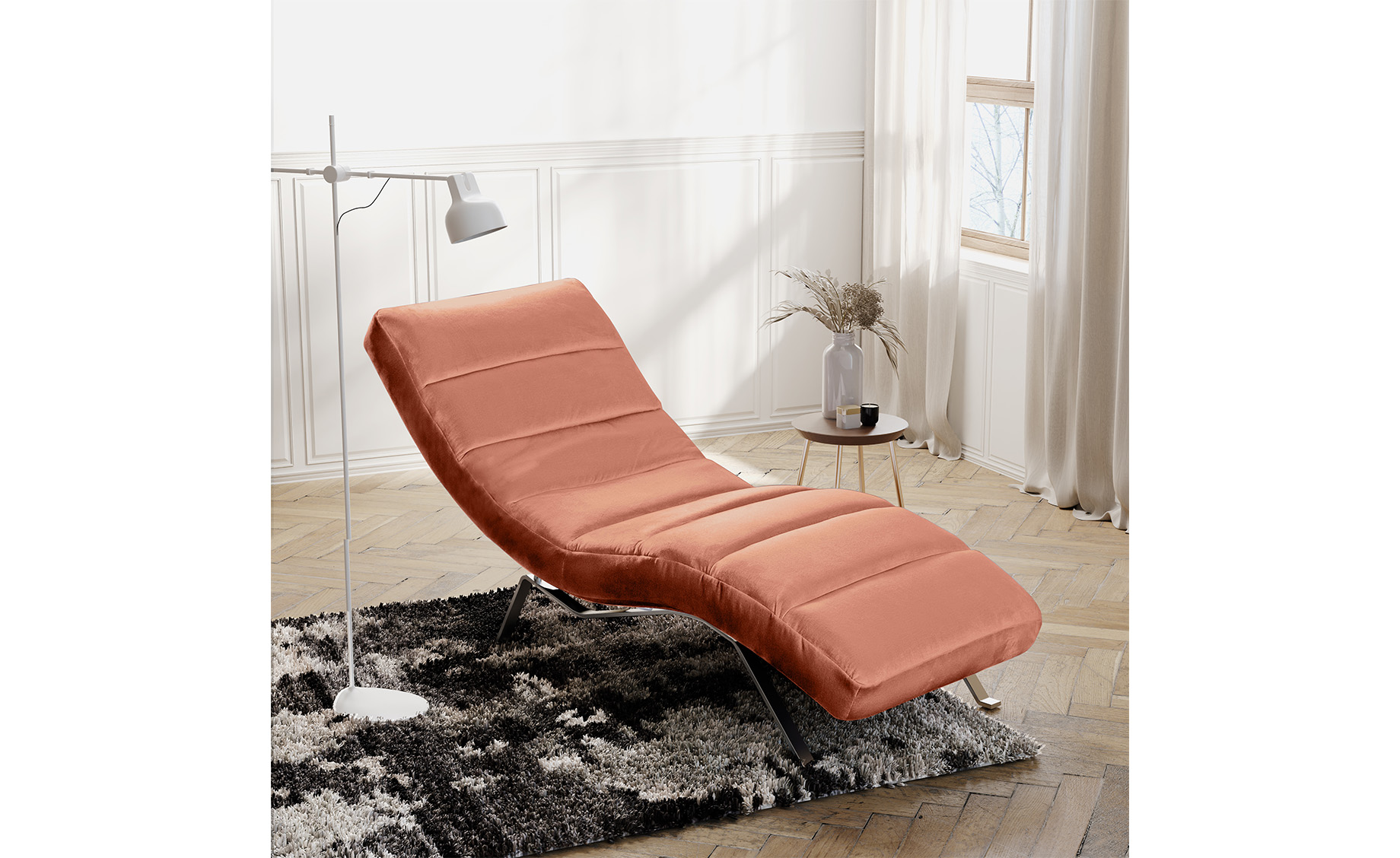 Swing fotelja 65x171x55/95 cm tkanina više boja
