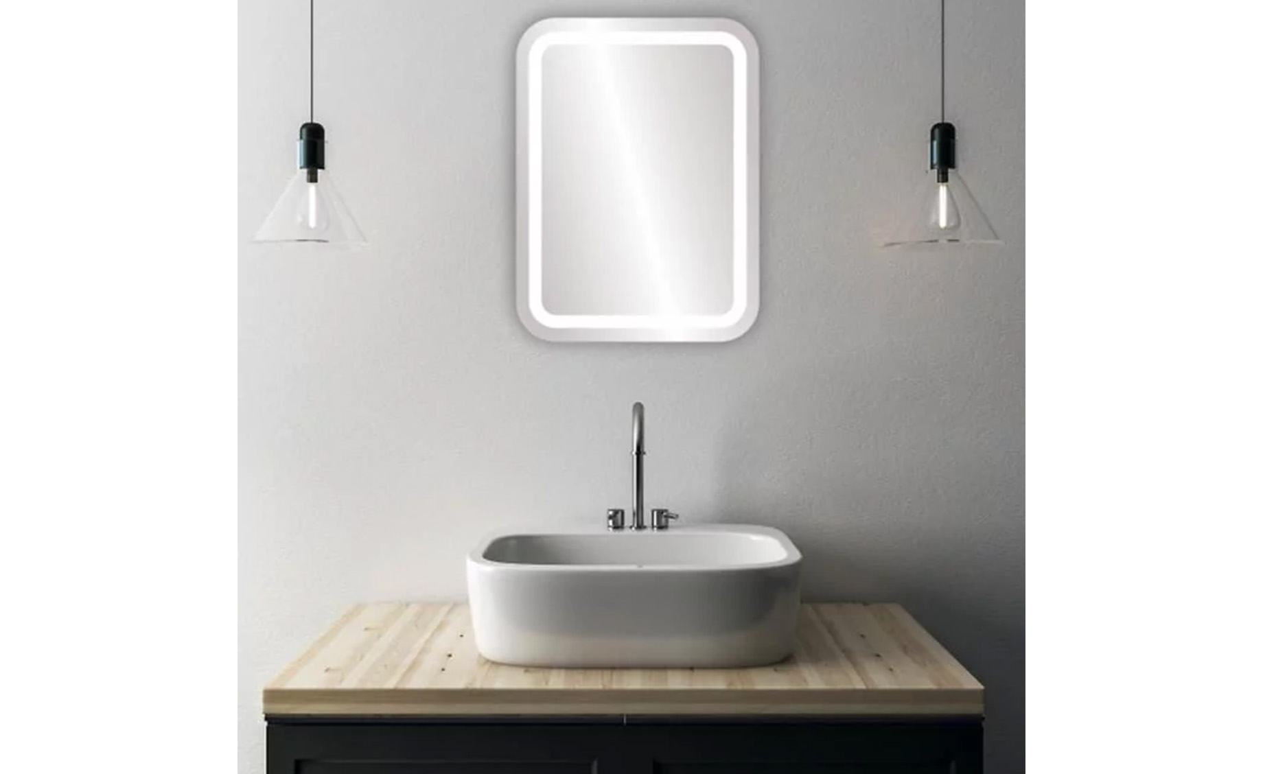 Kupatilsko ogledalo LED 42 60x80cm