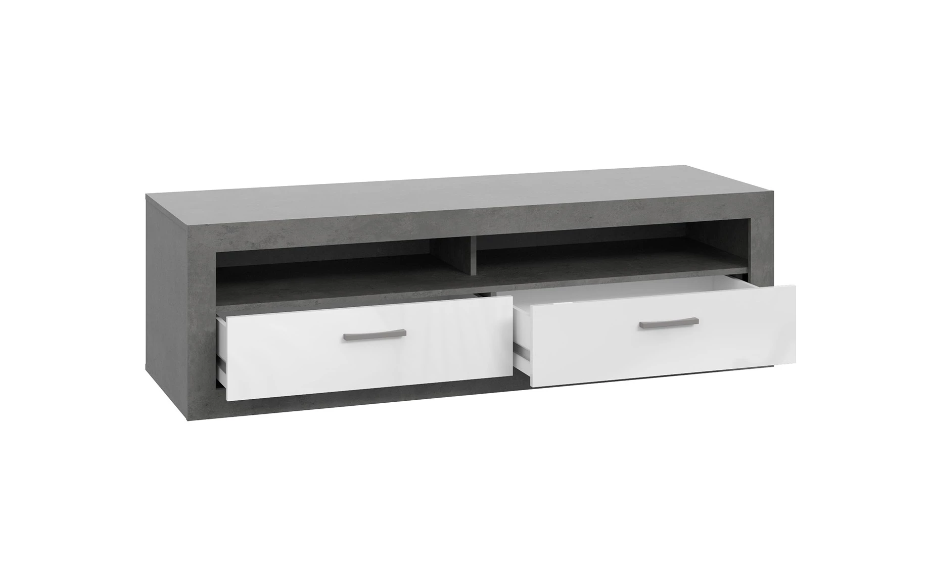 Trebbia TV stalak 2 ladice+2 otvora 153x51x47 cm