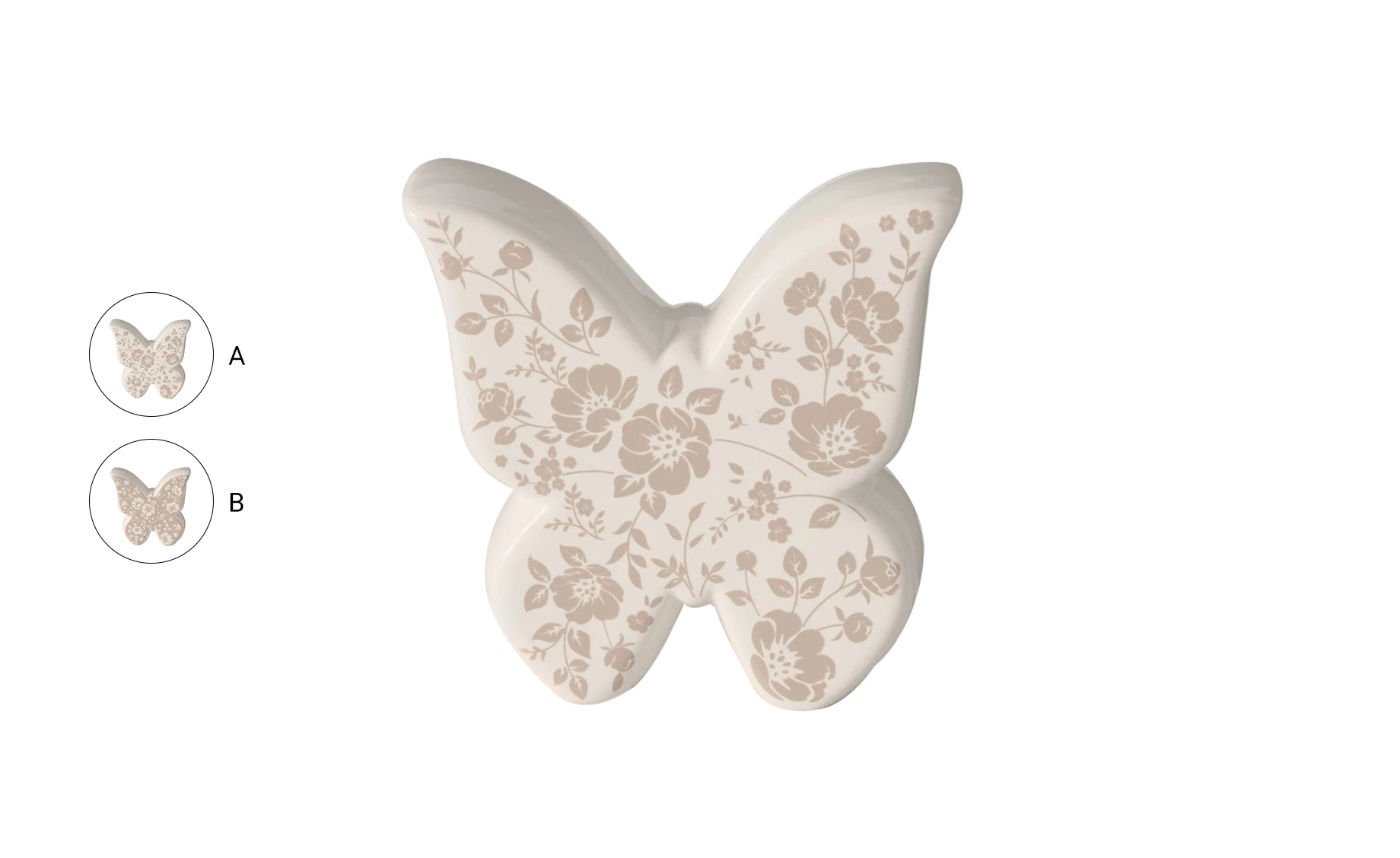 Dekoracija Herta Butterfly 11cm više vrsta