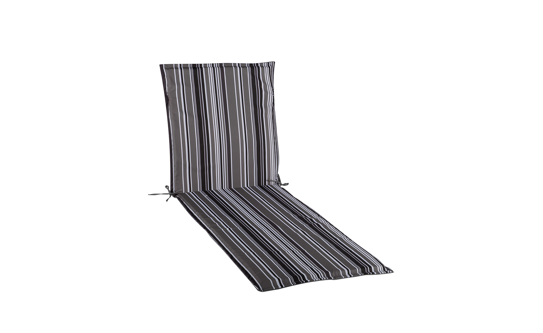 Ocean baštenski jastuk 60x185x3 cm sive pruge/sivi