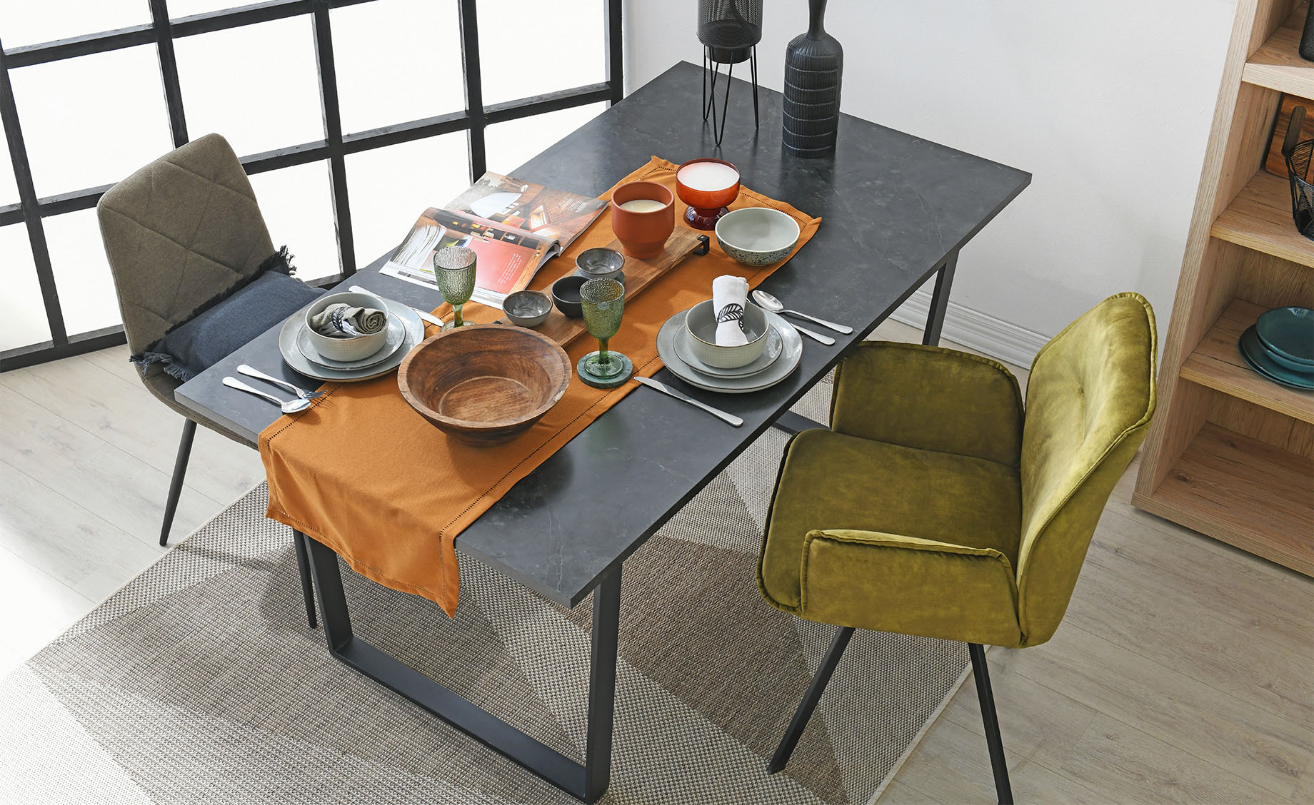 Mondy stolica 45x54,5x84,5 cm smeđa