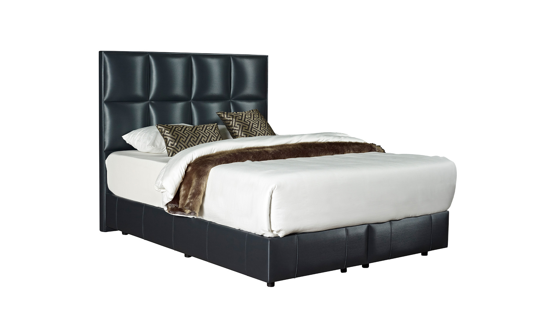 Montebello krevet sa prostorom za odlaganje  134x207x148 cm antracit