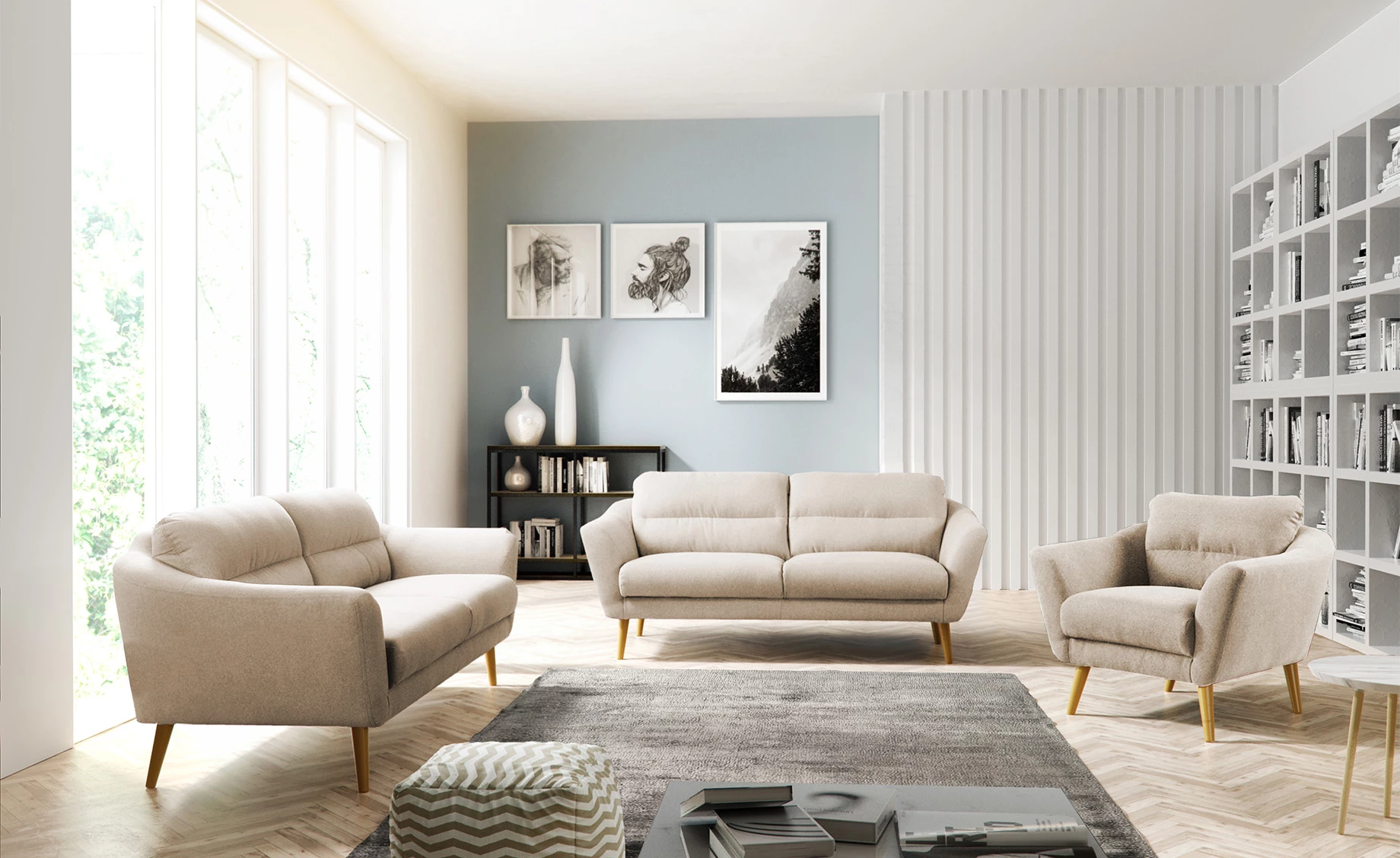 Tromso fotelja Cat.1 92x88x87 cm