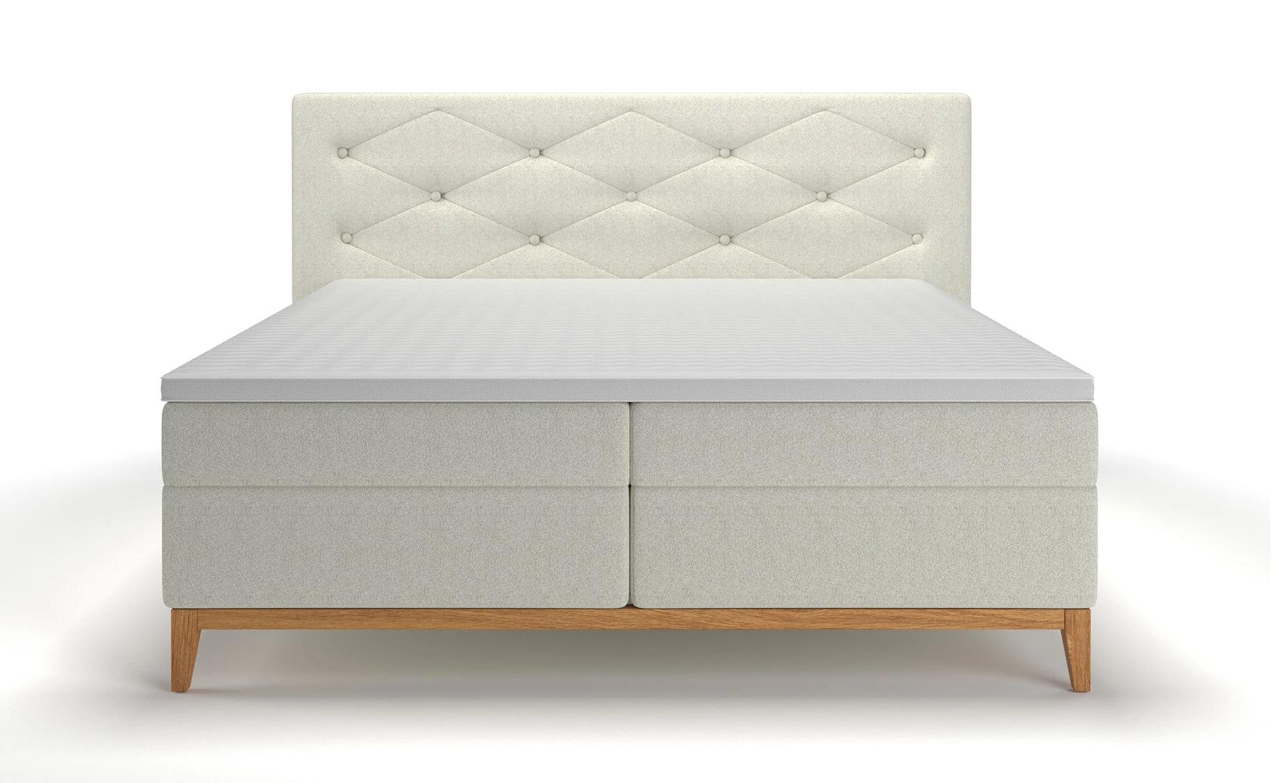 Hout boxspring krevet 184x215x113 cm