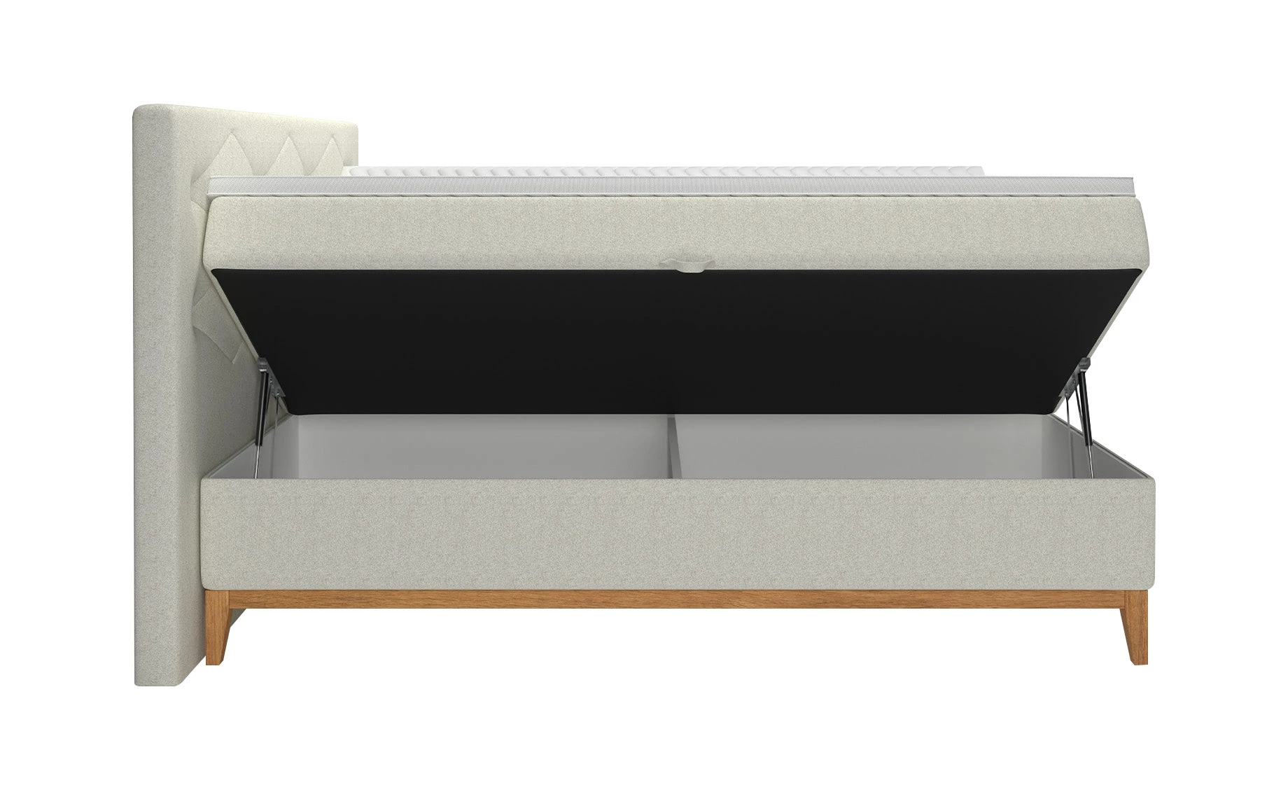 Hout boxspring krevet 184x215x113 cm