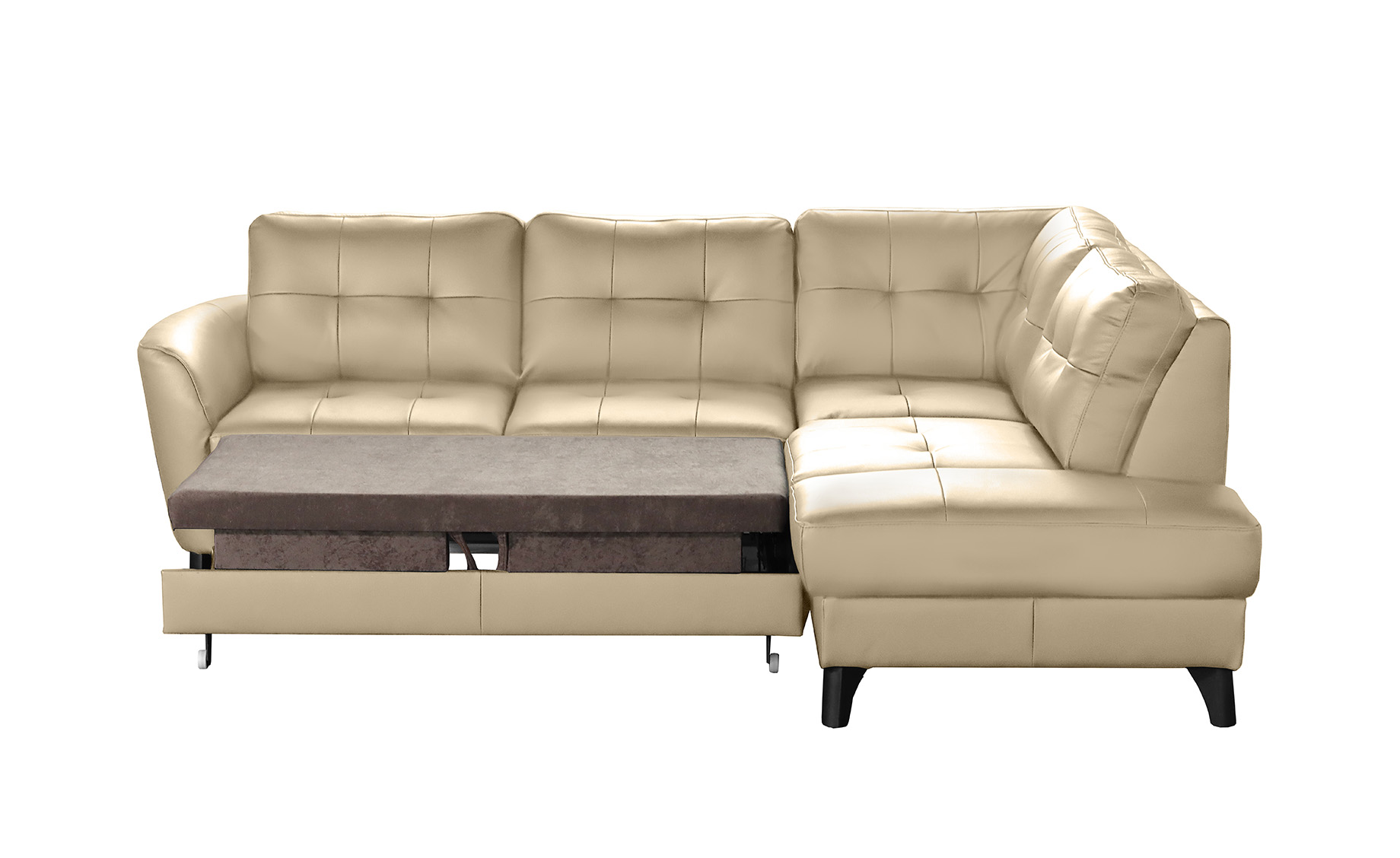 Nordic kotna sedežna garnitura z vzmetnico desna stran 238x190x82cm