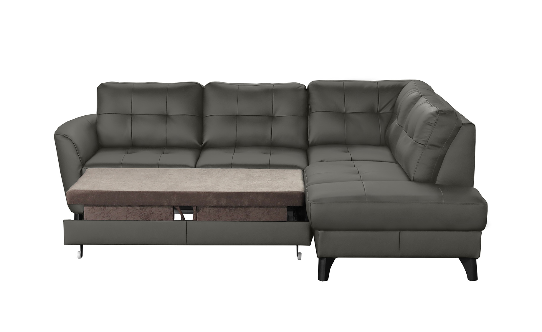 Nordic kotna sedežna garnitura z vzmetnico desna stran 238x190x82cm
