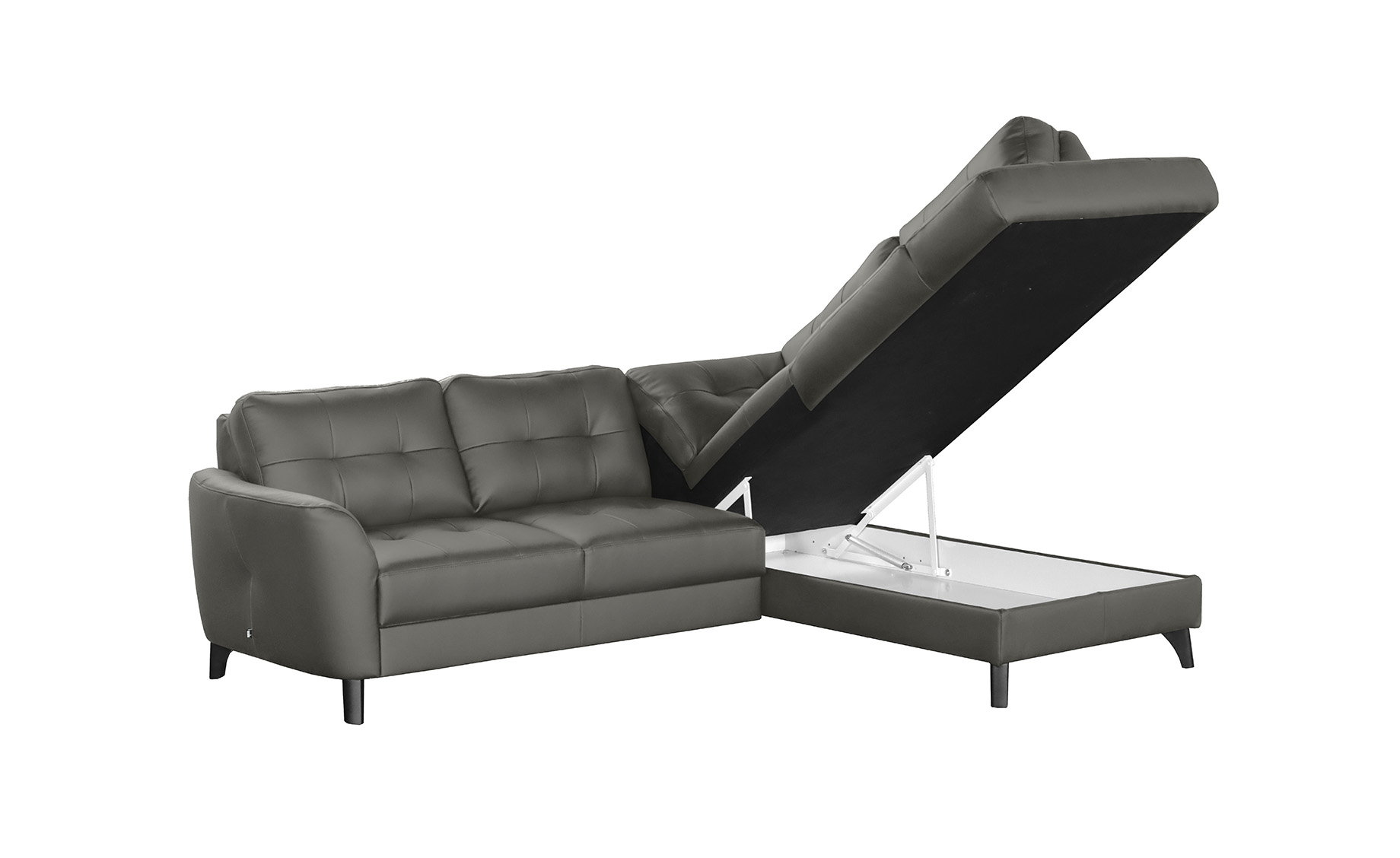 Nordic kotna sedežna garnitura z vzmetnico desna stran 238x190x82cm
