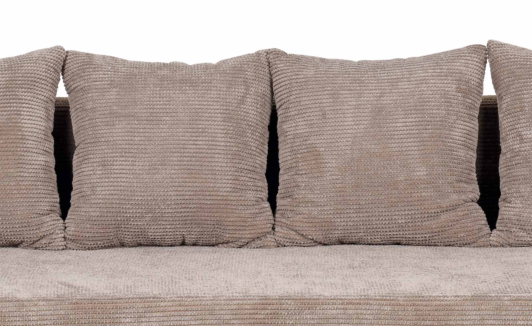 Merino trosjed s ležajem bež 228x90x95cm