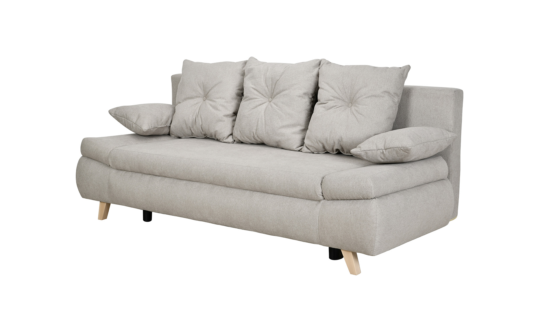 Lars trosed sa ležajem bež 205x97x80/94cm