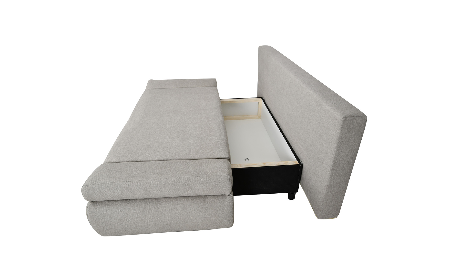Lars trosed sa ležajem bež 205x97x80/94cm