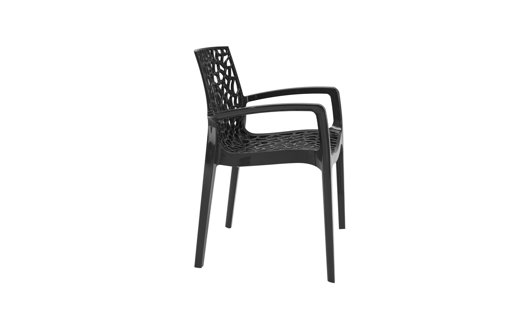 Gruvyer stolica sa rukonaslonima 58x53x81 cm antracit