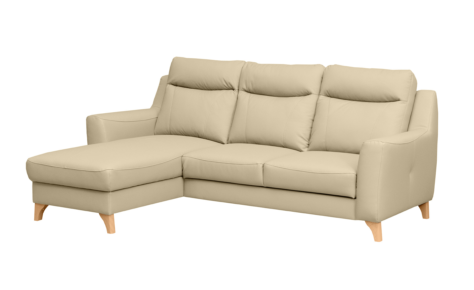 Link ugaona garnitura sa ležajem madras koža leva 235x169x100