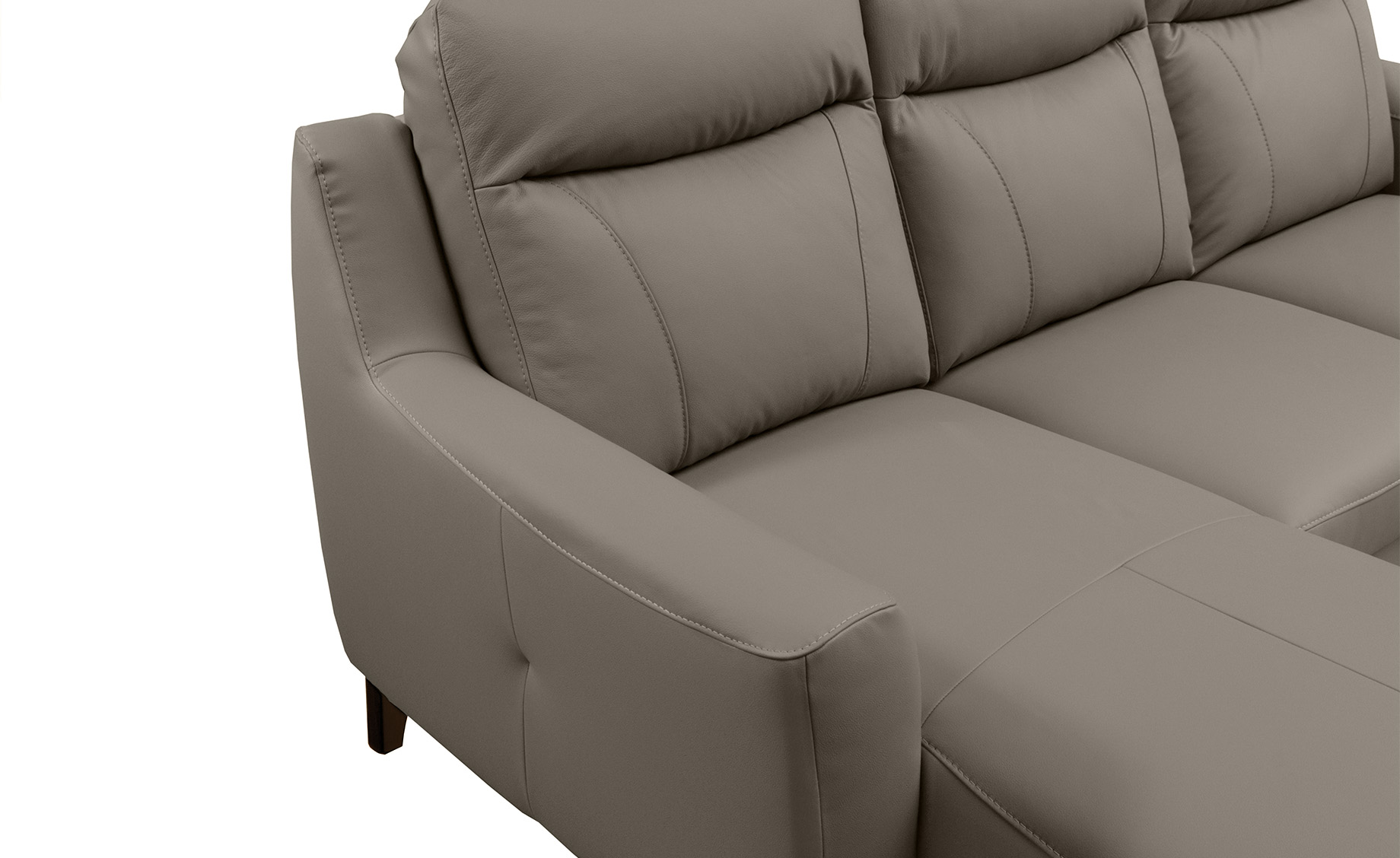 Link ugaona garnitura sa ležajem madras koža leva 235x169x100