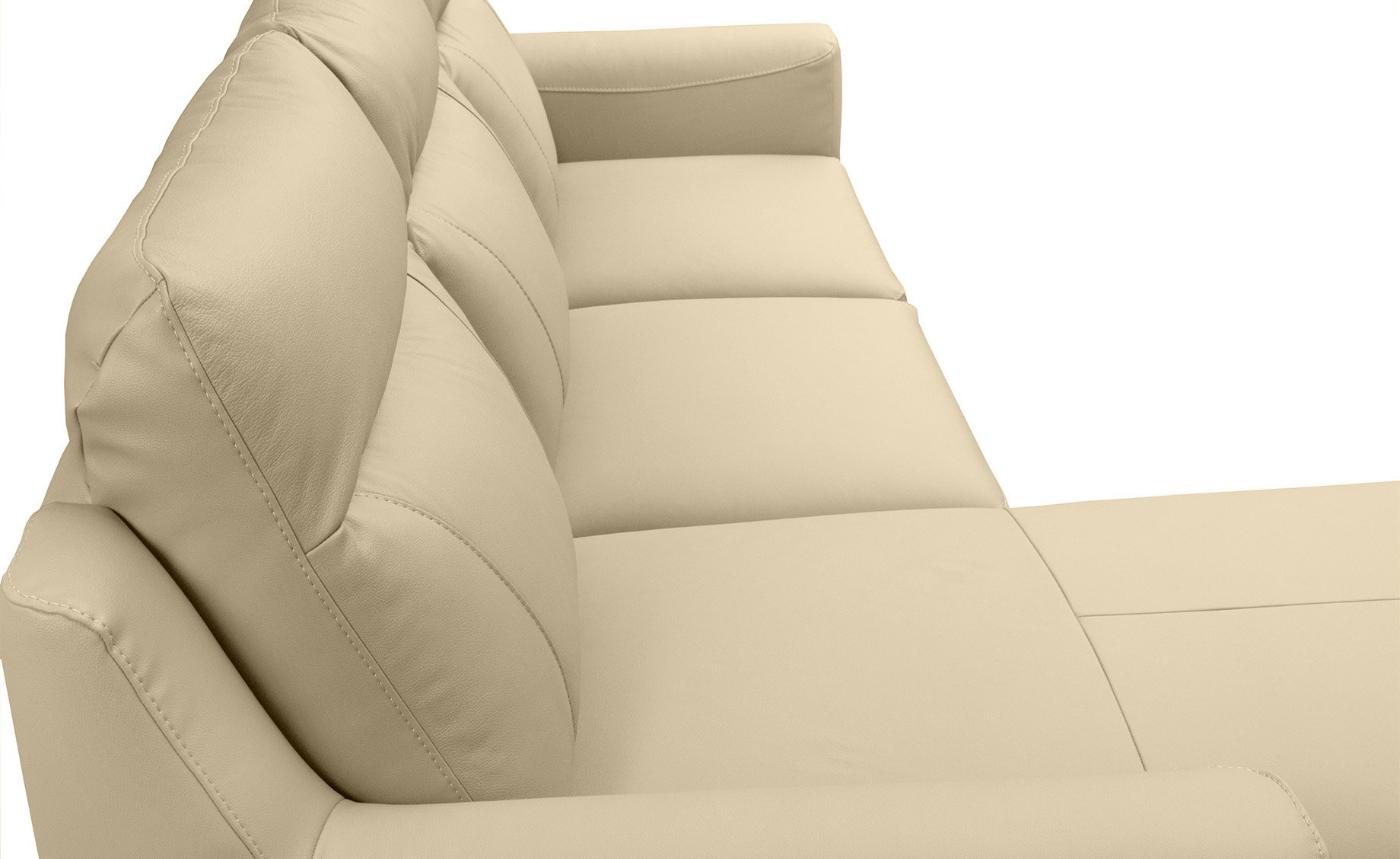 Link ugaona garnitura sa ležajem madras koža leva 235x169x100