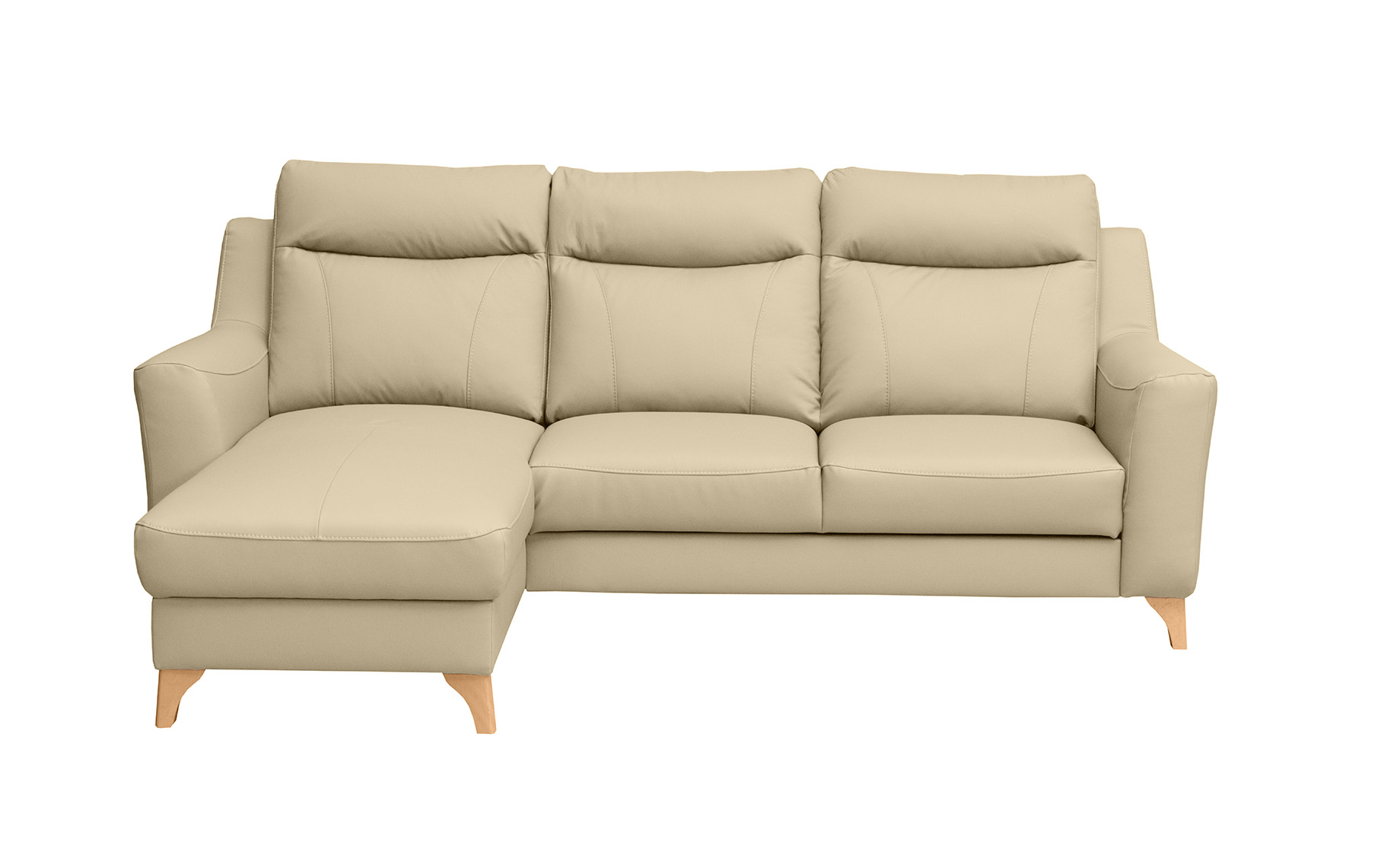 Link ugaona garnitura sa ležajem madras koža leva 235x169x100
