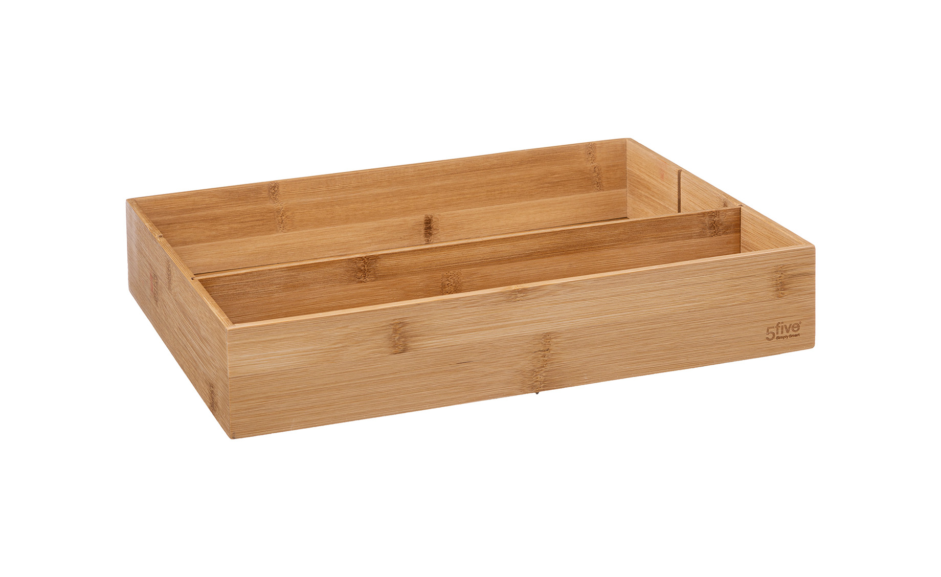 Spremnik za pribor s 3 pretinca Bamboo 28x38cm