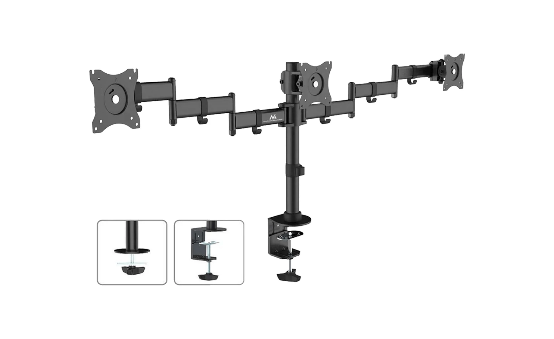 Maclean MC-691 stolni nosač za 3 monitora 13"-27"