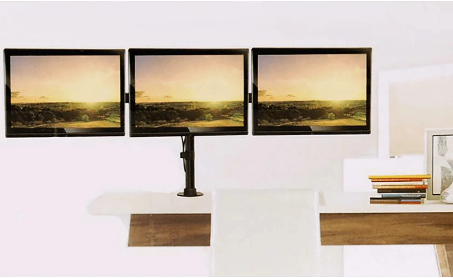 Maclean MC-691 stolni nosač za 3 monitora 13"-27"