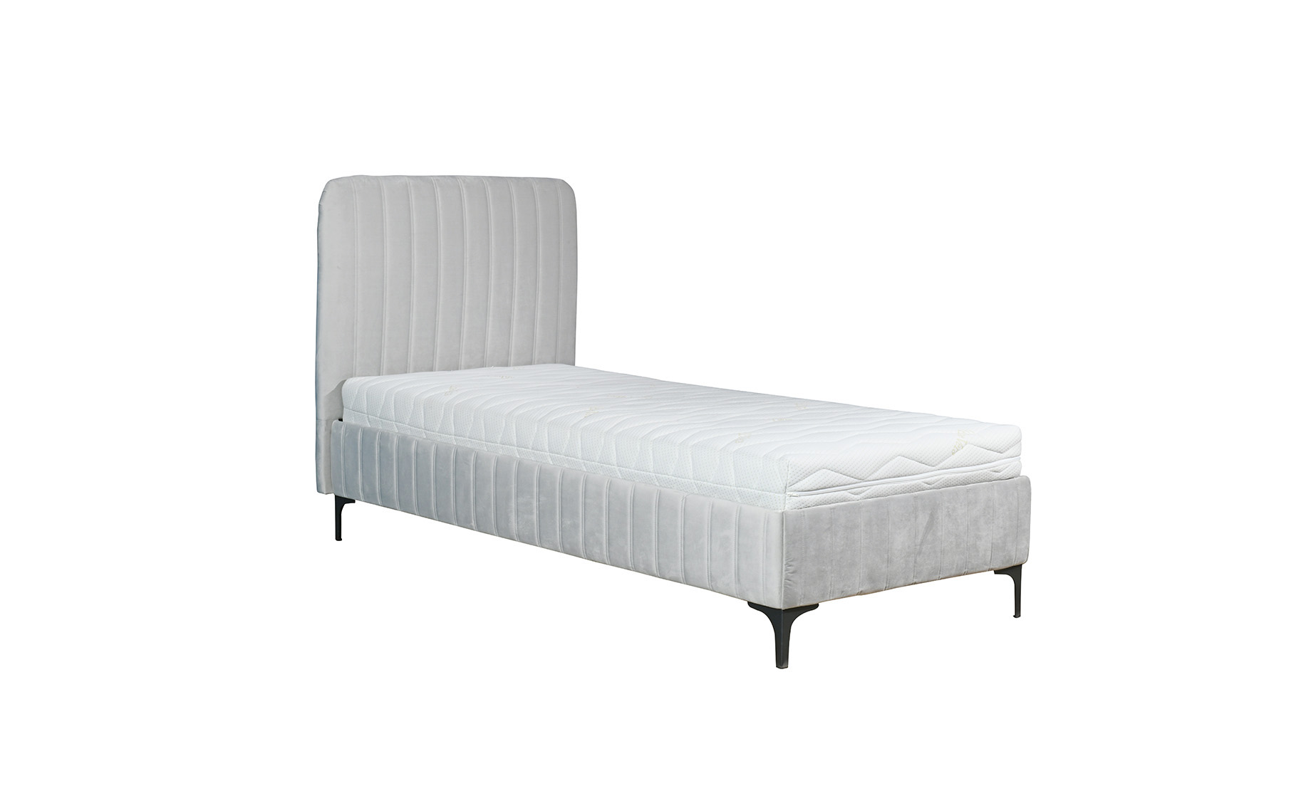 Avellino krevet sa podnicom 105x211x118 cm sivi