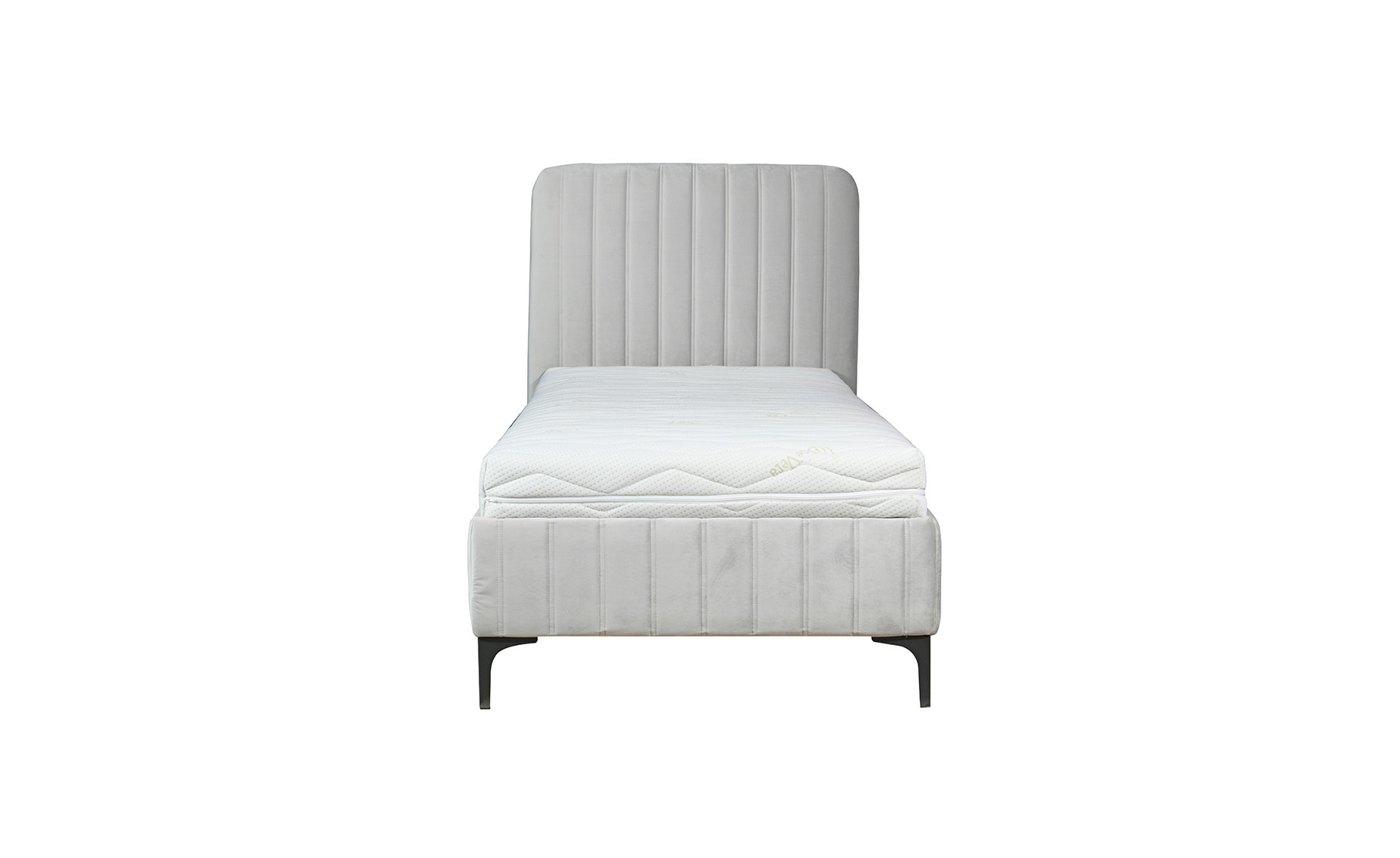 Avellino krevet sa podnicom 105x211x118 cm sivi