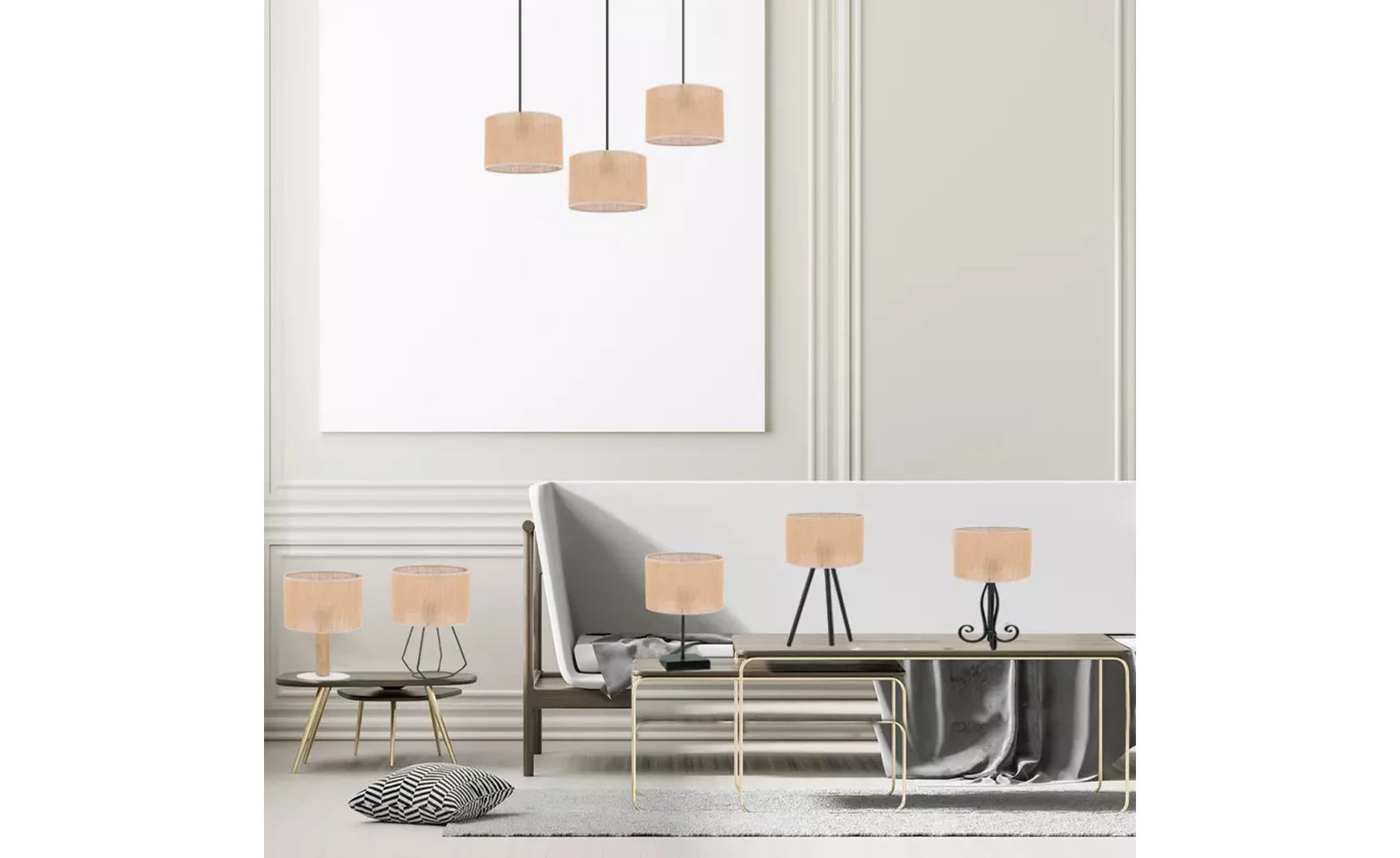 Baza za stonu lampu Shape E27 crna