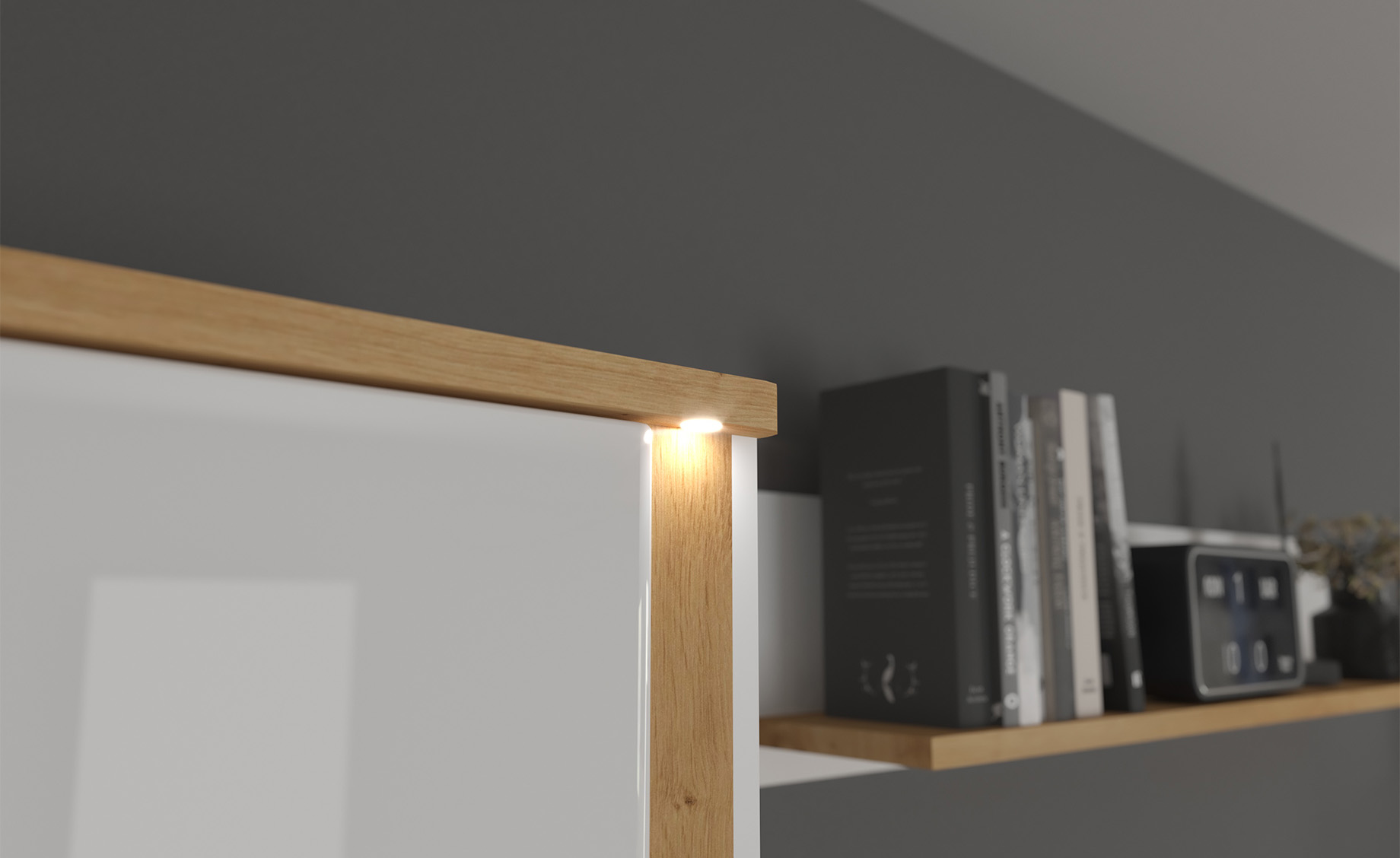 Avila vitrina 2 vrata 94x38x160 cm