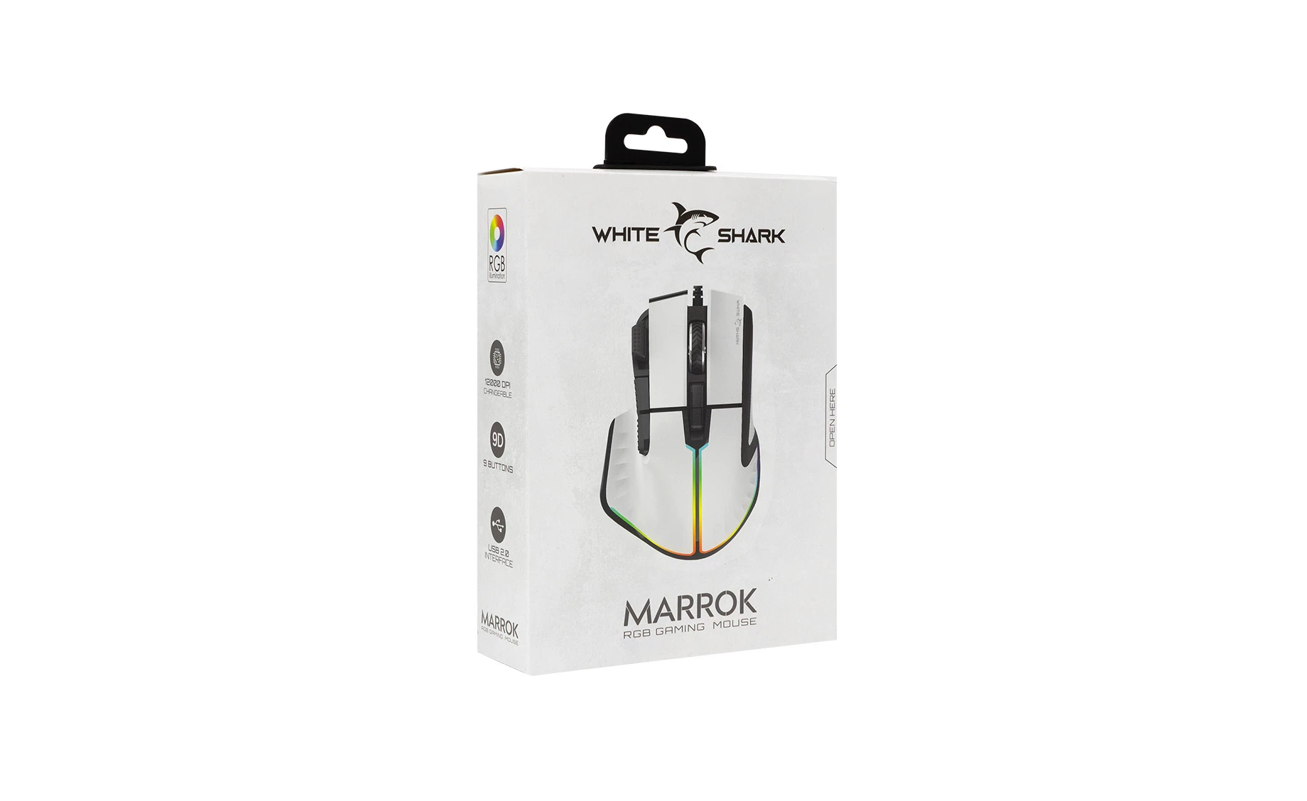 White Shark GM-9006 MARROK gaming miš,bijeli